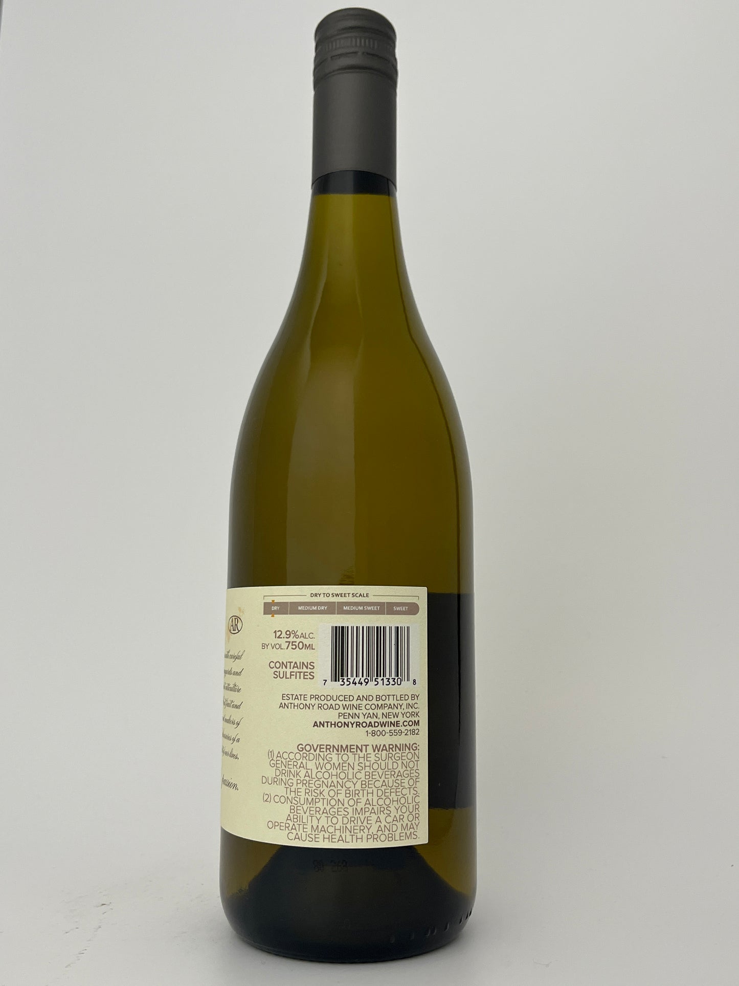 Anthony Road, Pinot Gris, "Barrel Ferment," Seneca Lake, Finger Lakes 2022