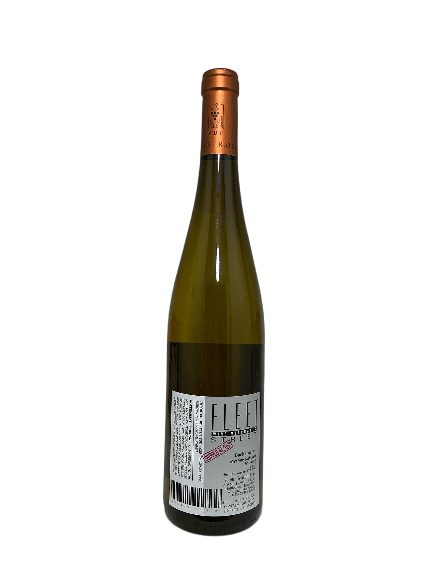 Ratzenberger, Riesling, Kabinett, Feinherb, Bacharacher, Mittelrhein, Germany 2023