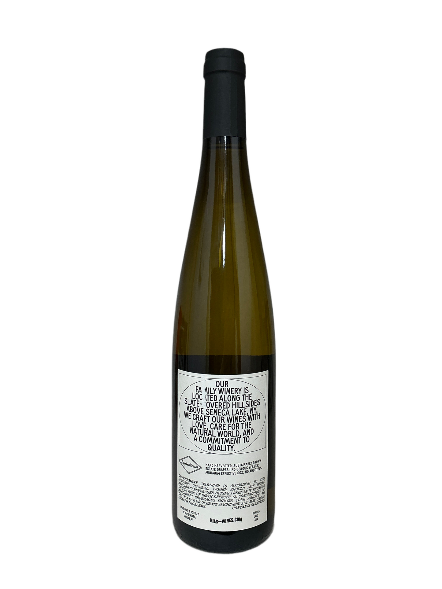 Ria's Wines, Riesling, "Grace," Seneca Lake, Finger Lakes, New York 2024