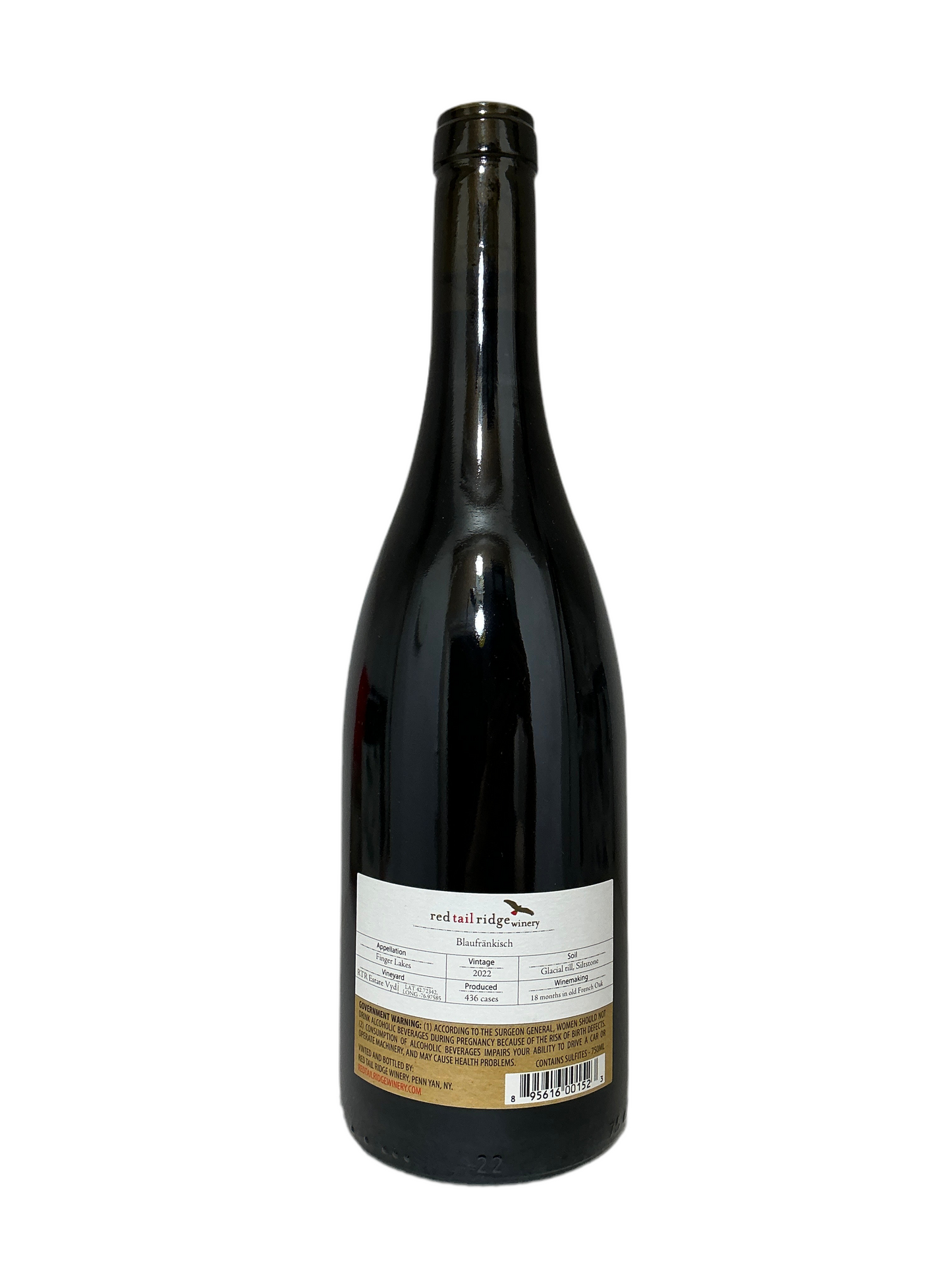 Red Tail Ridge, Blaufrankisch, Finger Lakes 2022