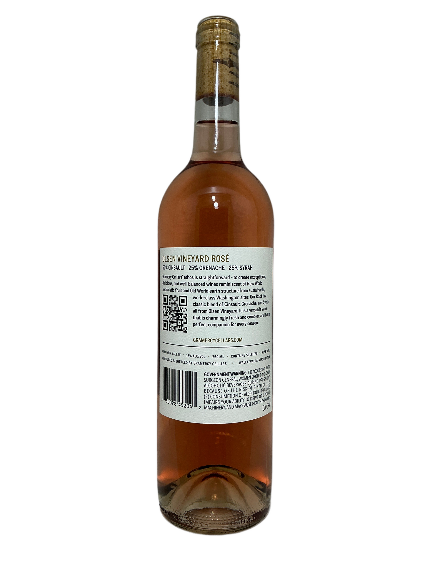Gramercy Cellars, Rose of Cinsault, "Olsen Vineyard," Columbia Valley, Washington, United States, 2023