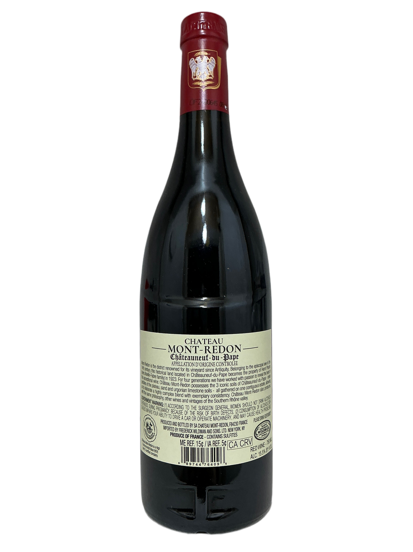 Chateau Mont-Redon, Grenache, Chateauneuf-du-Pape, Rhone, France 2020