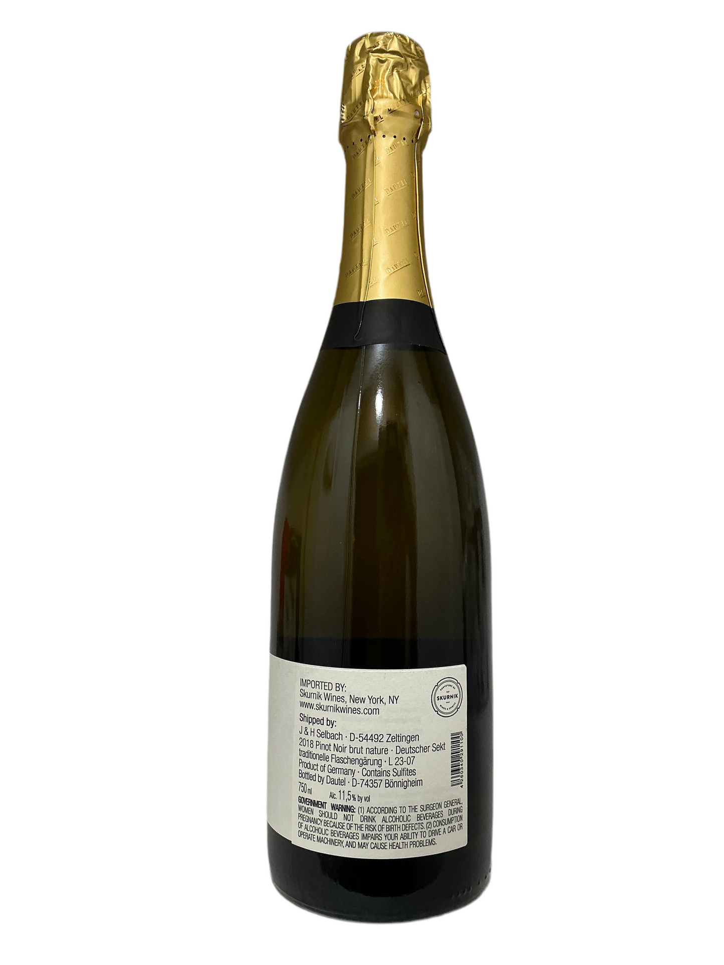 Dautel, Sekt Brut Nature, Wurttemberg, Germany 2018