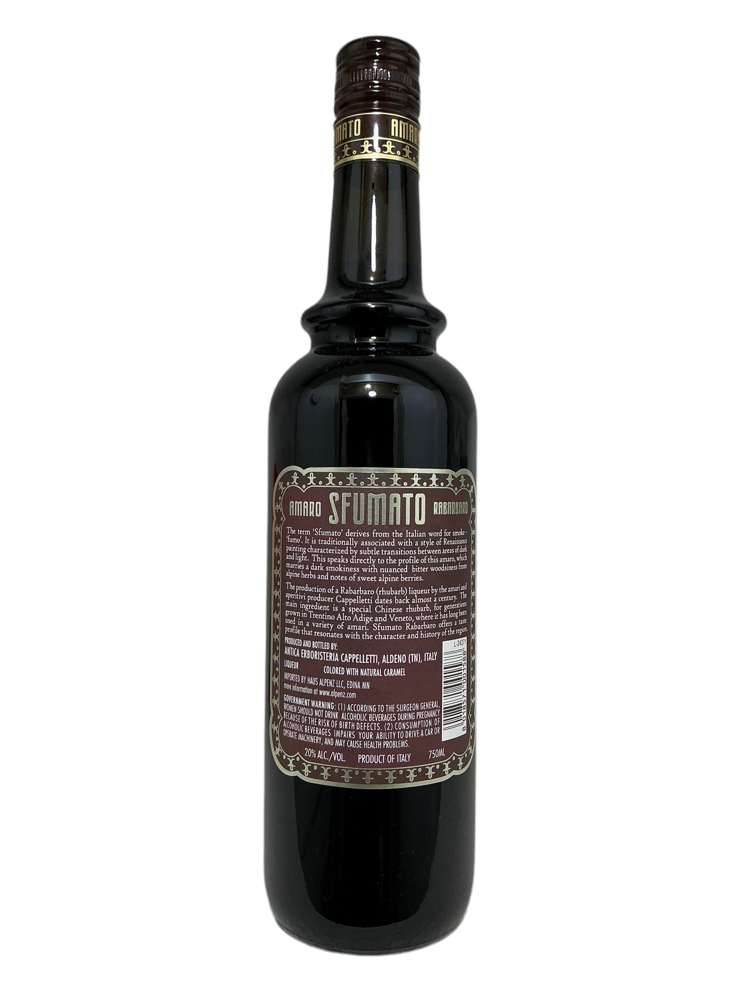 Cappelletti Amaro Sfumato Rabarbaro