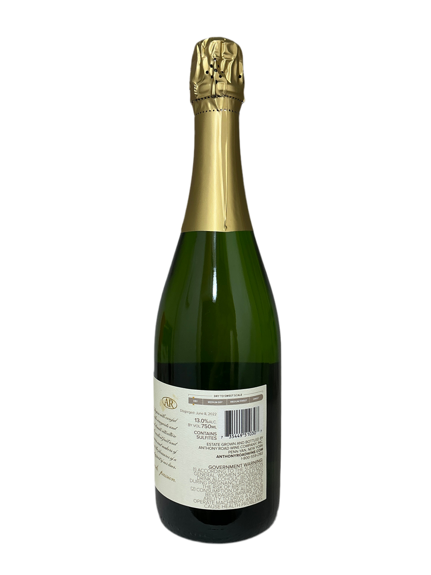 Anthony Road, Blanc de Noirs, Finger Lakes 2018