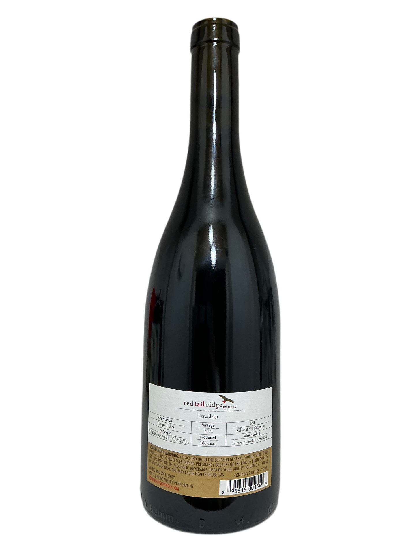 Red Tail Ridge, Teroldego, Finger Lakes 2021