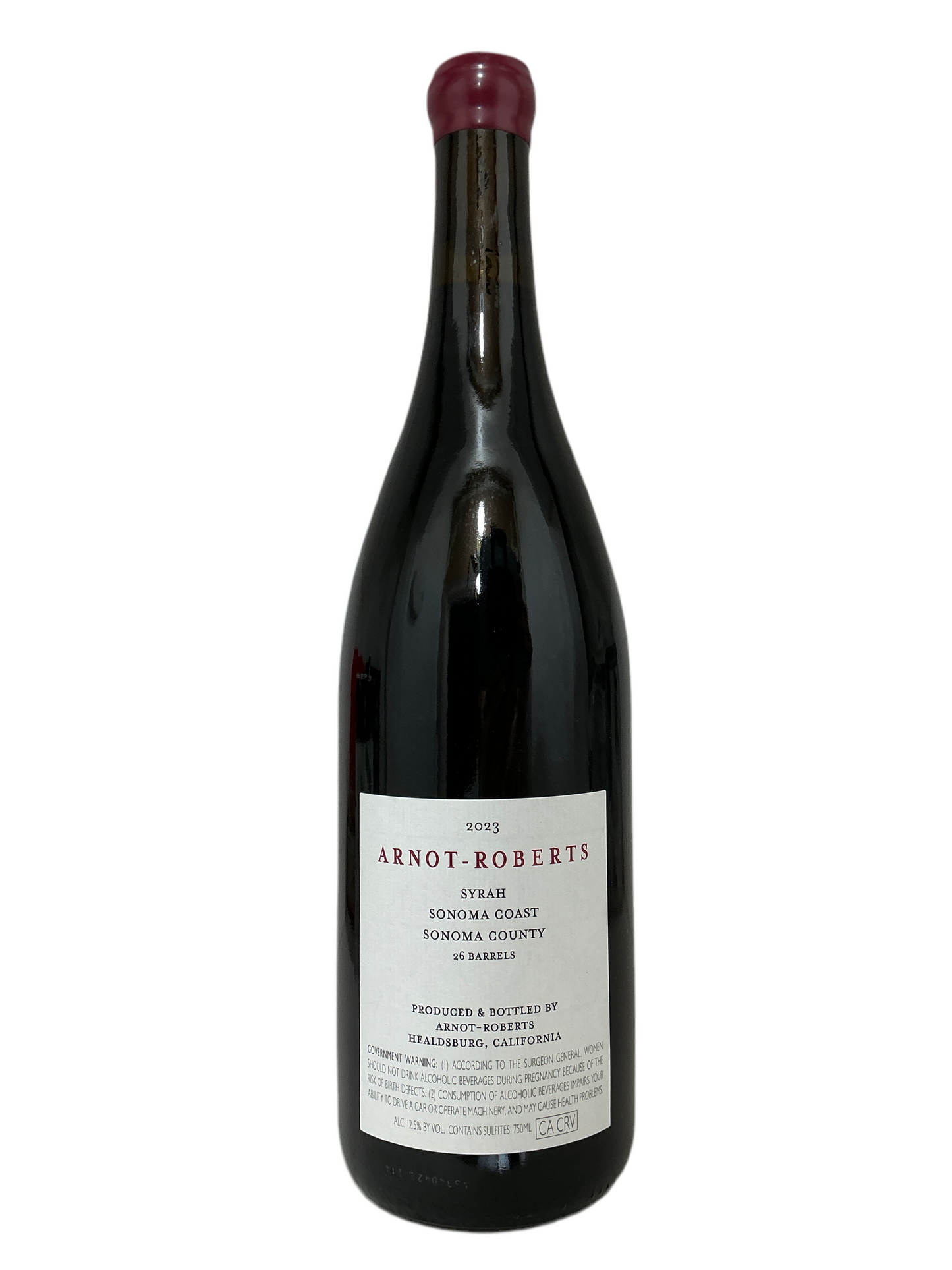 Arnot-Roberts, Syrah, Sonoma Coast, Sonoma, California, United States 2023