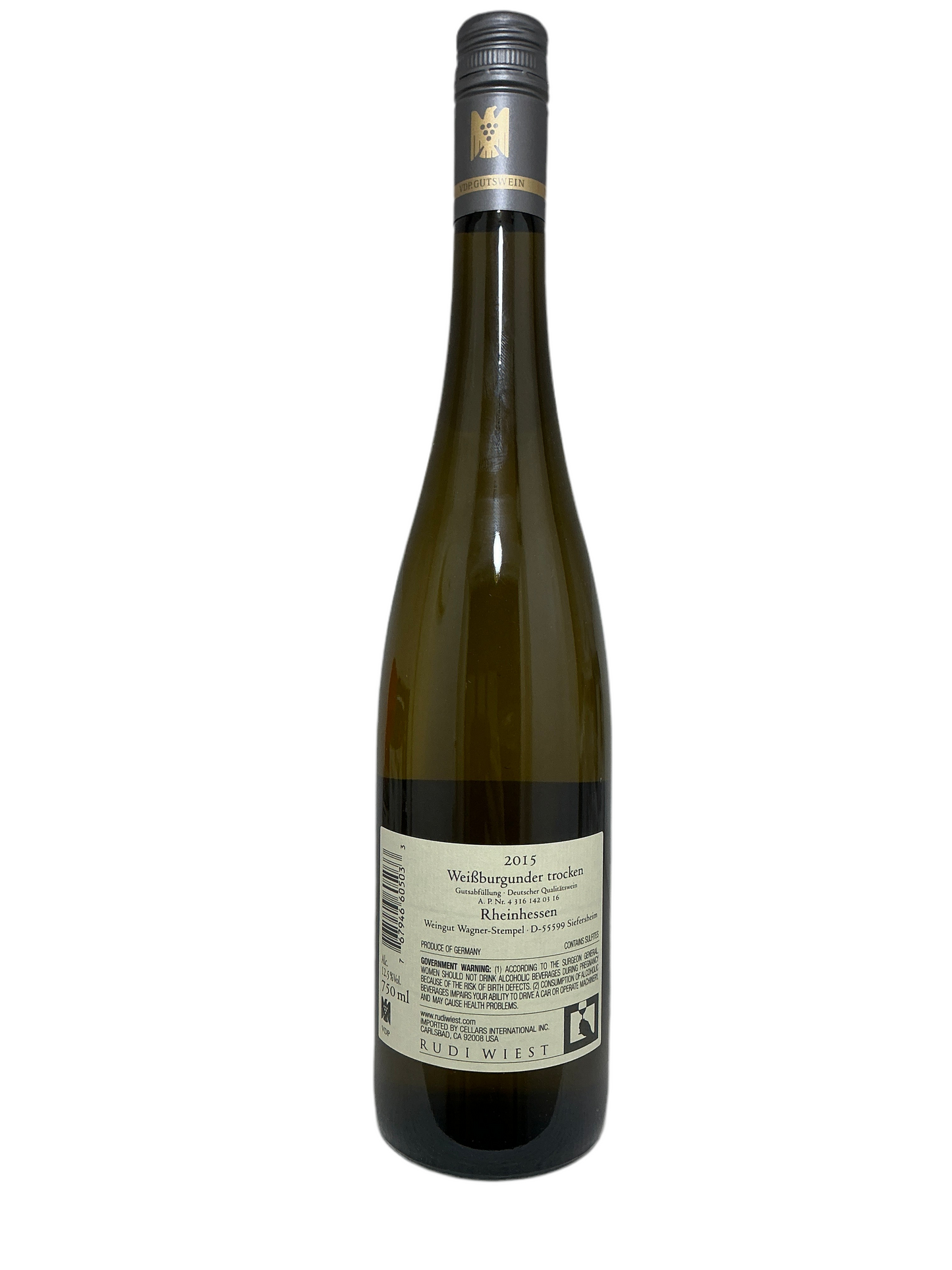 Wagner Stempel, Weissburgunder, Trocken, Rheinhessen, Germany 2015