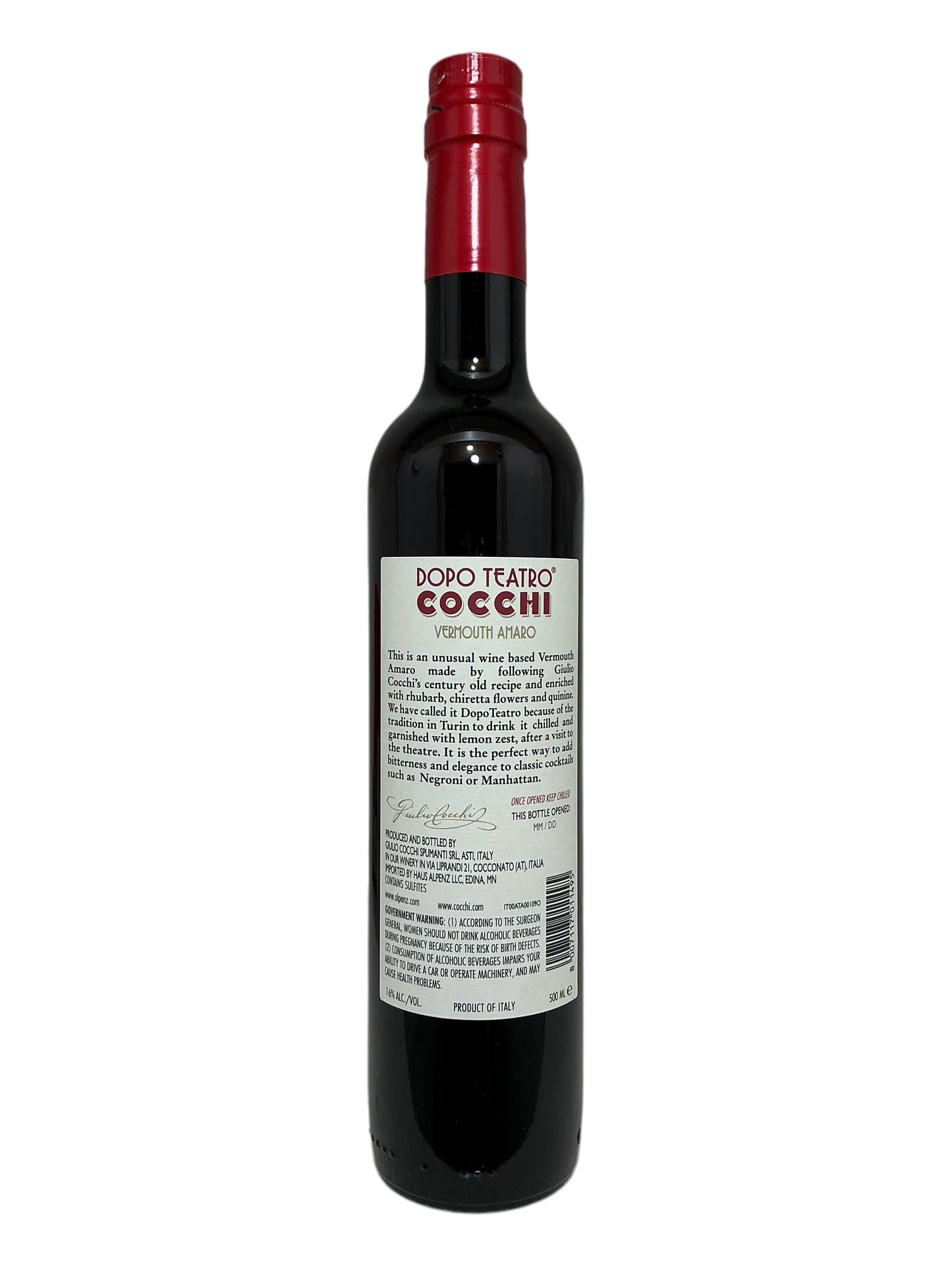 Cocchi Dopo Teatro Sweet Vermouth (500 ml)