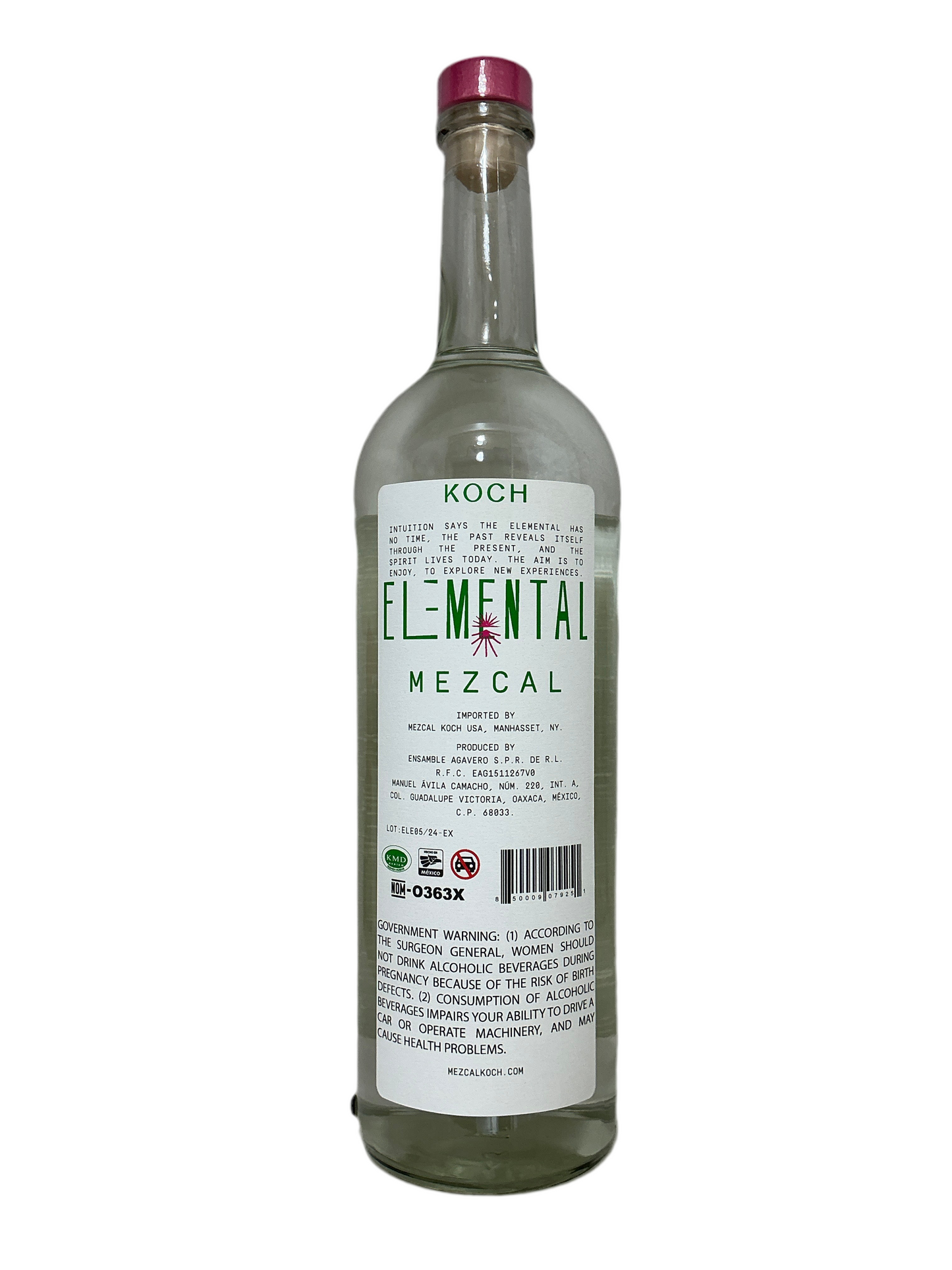 Elemental, Artesanal, Mezcal (1L)
