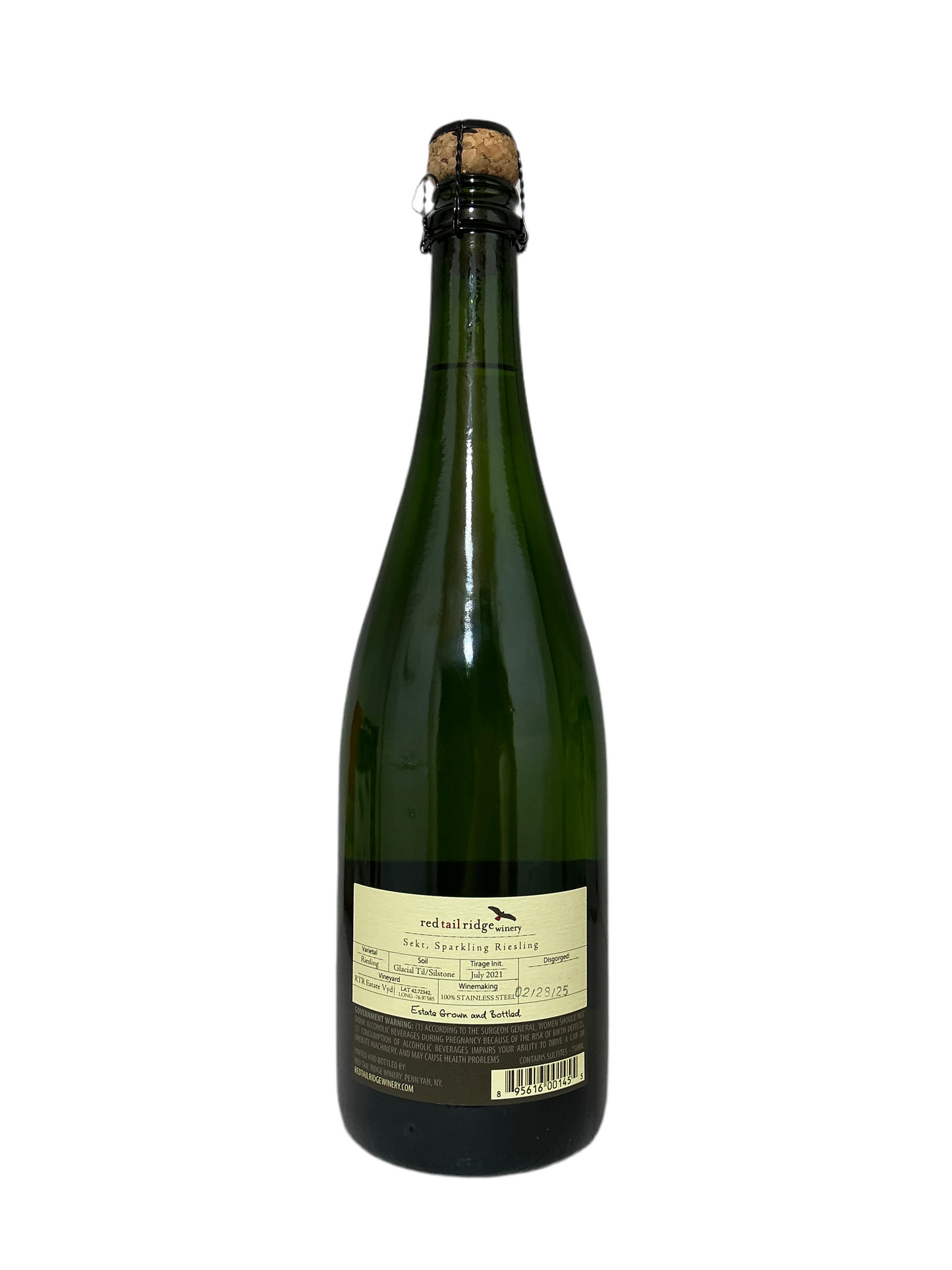 Red Tail Ridge, Riesling, "Estate Bubbles," Finger Lakes 2020