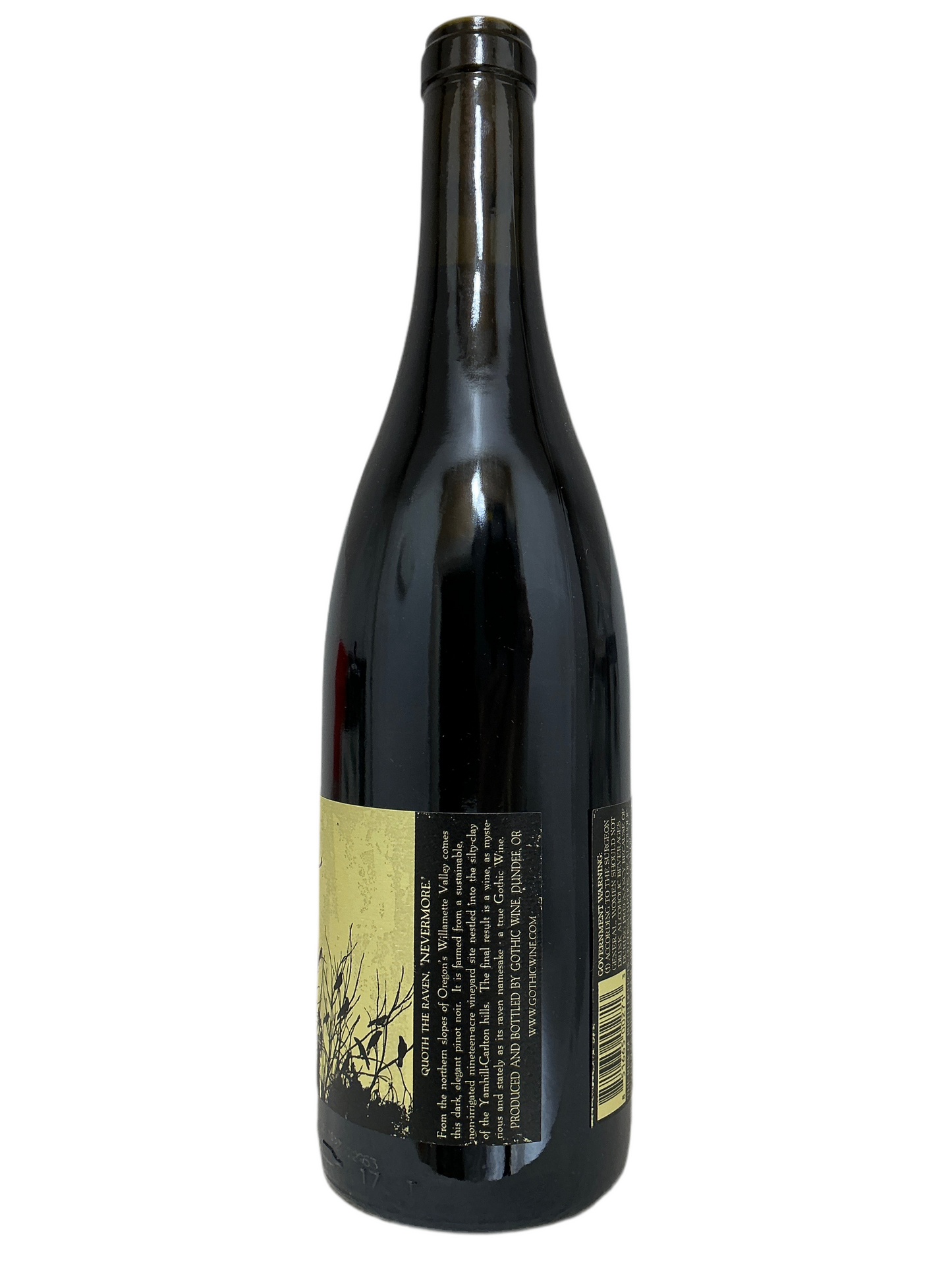 Gothic, Pinot Noir, "Nevermore," Willamette Valley, Oregon 2022
