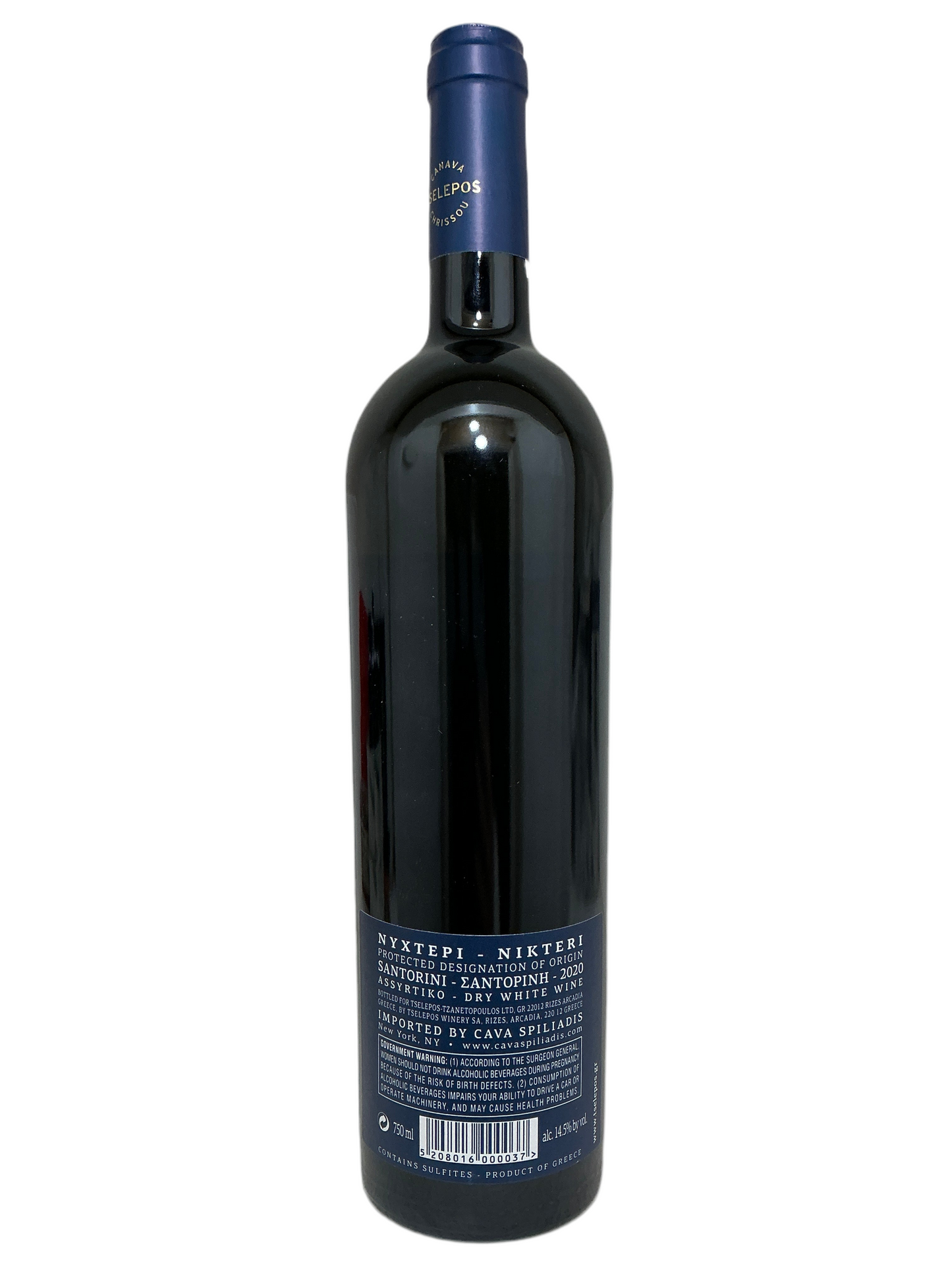 Tselepos Canava Chrissou, Assyrtiko, Nychteri, Santorini, Greece 2020