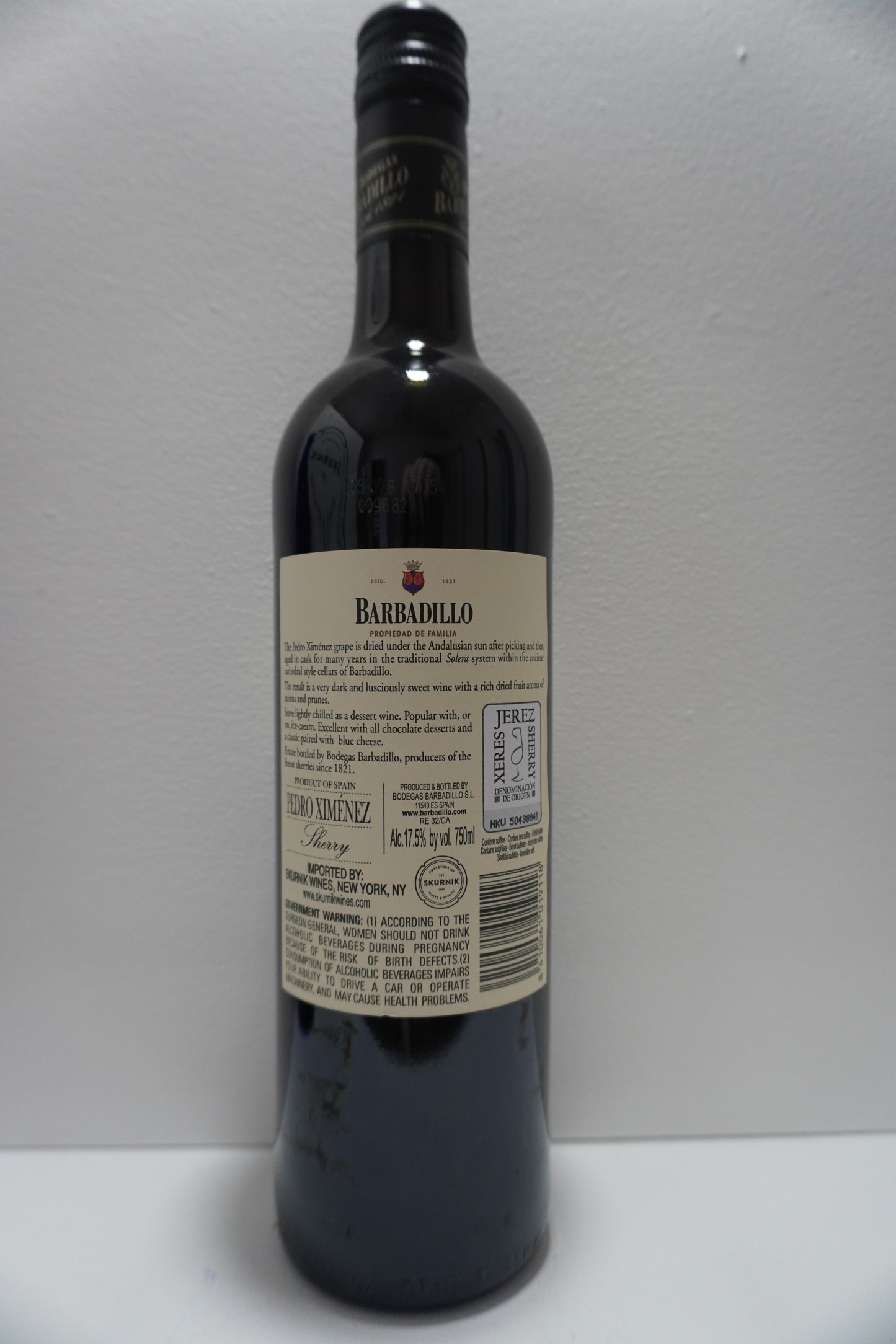 Barbadillo, Palomino, Oloroso, Jerez, Spain NV