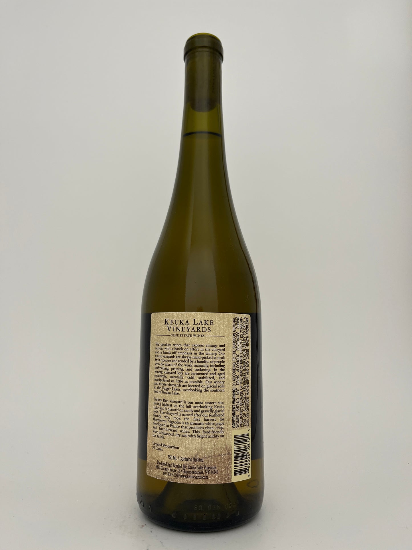 Keuka Lake Vineyards, Vignoles, "Turkey Run," Finger Lakes, New York, United States 2021