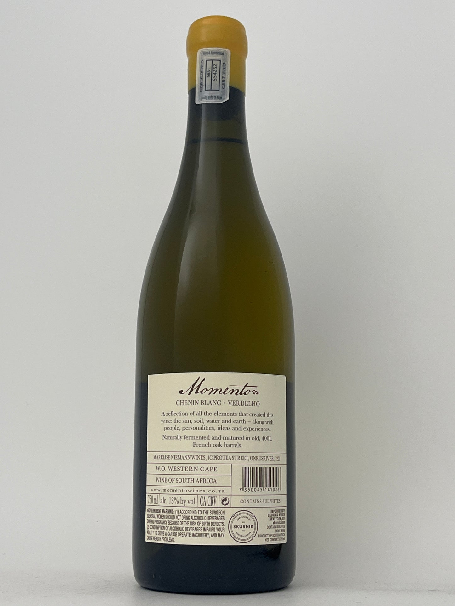 Momento, Chenin Blanc, Western Cape, South Africa 2022