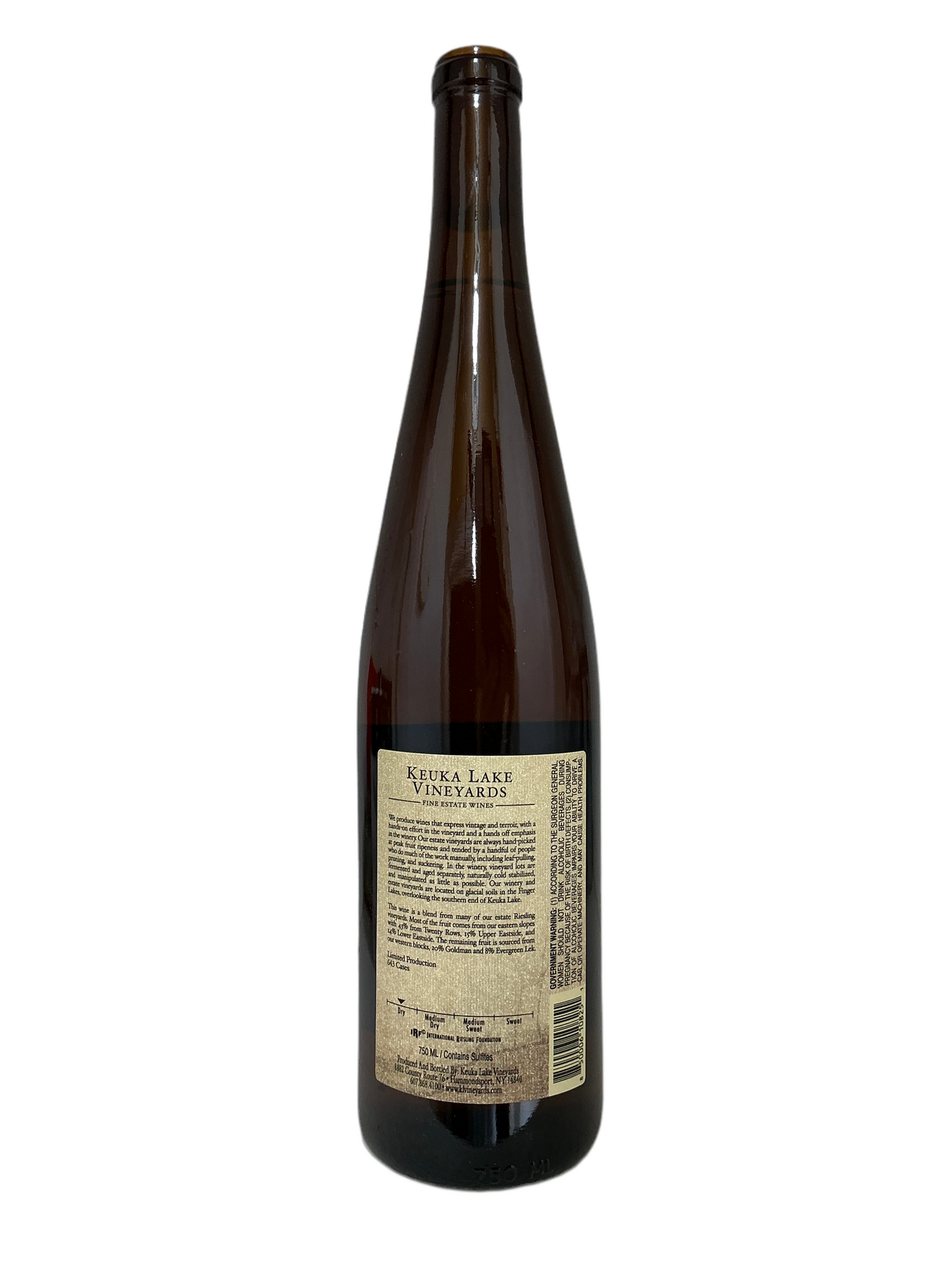 Keuka Lake Vineyards, Riesling, Finger Lakes, New York, United States 2021