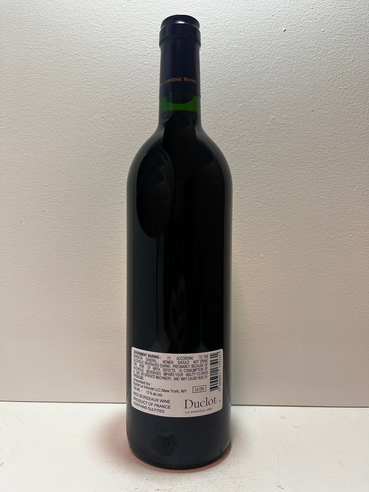 Cantenac Brown, Cabernet Sauvignon, Margaux, Bordeaux, France 1995