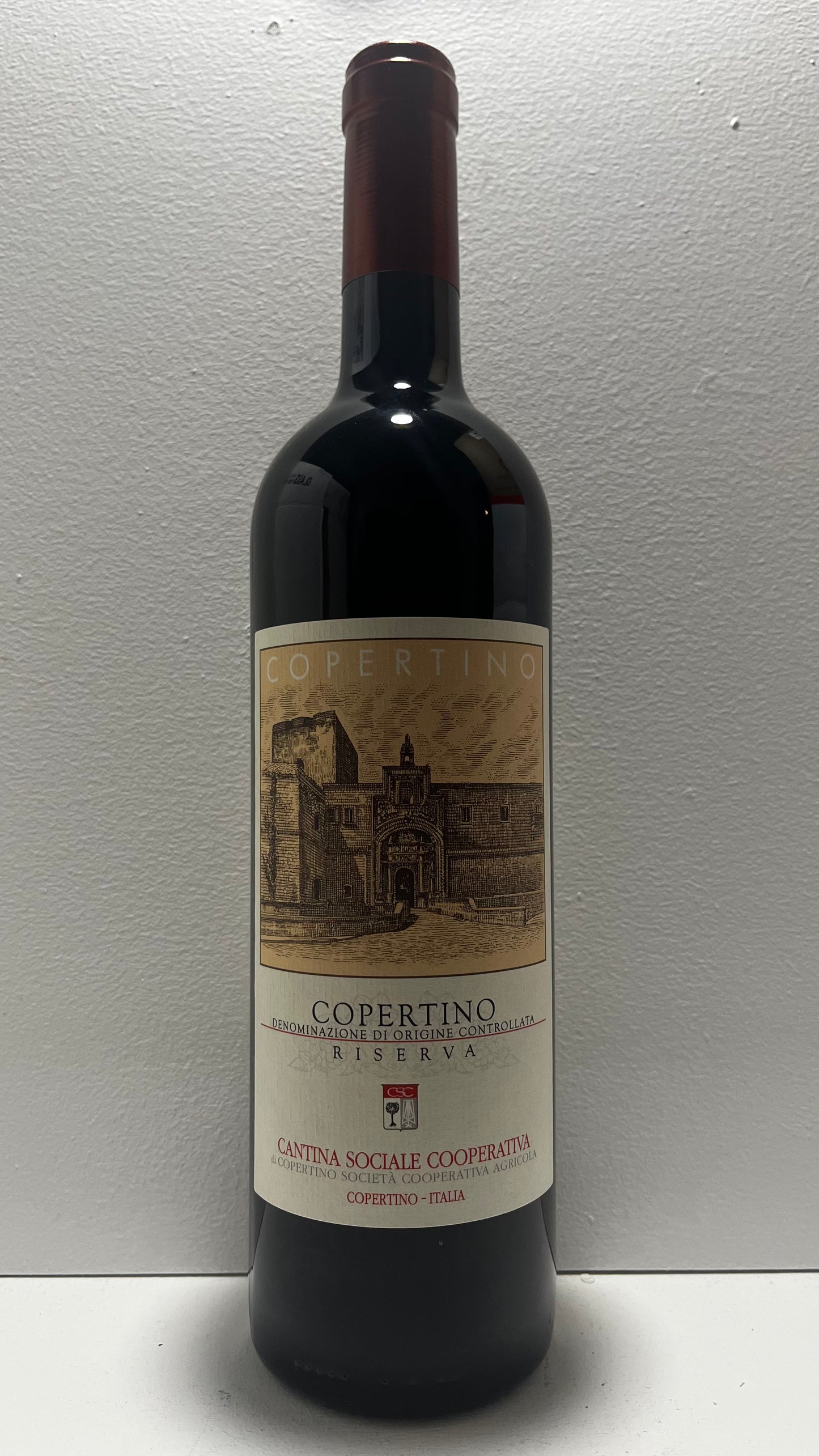 Cantina Sociale di Copertino, Negroamaro, Copertino, Puglia, Italy 2016