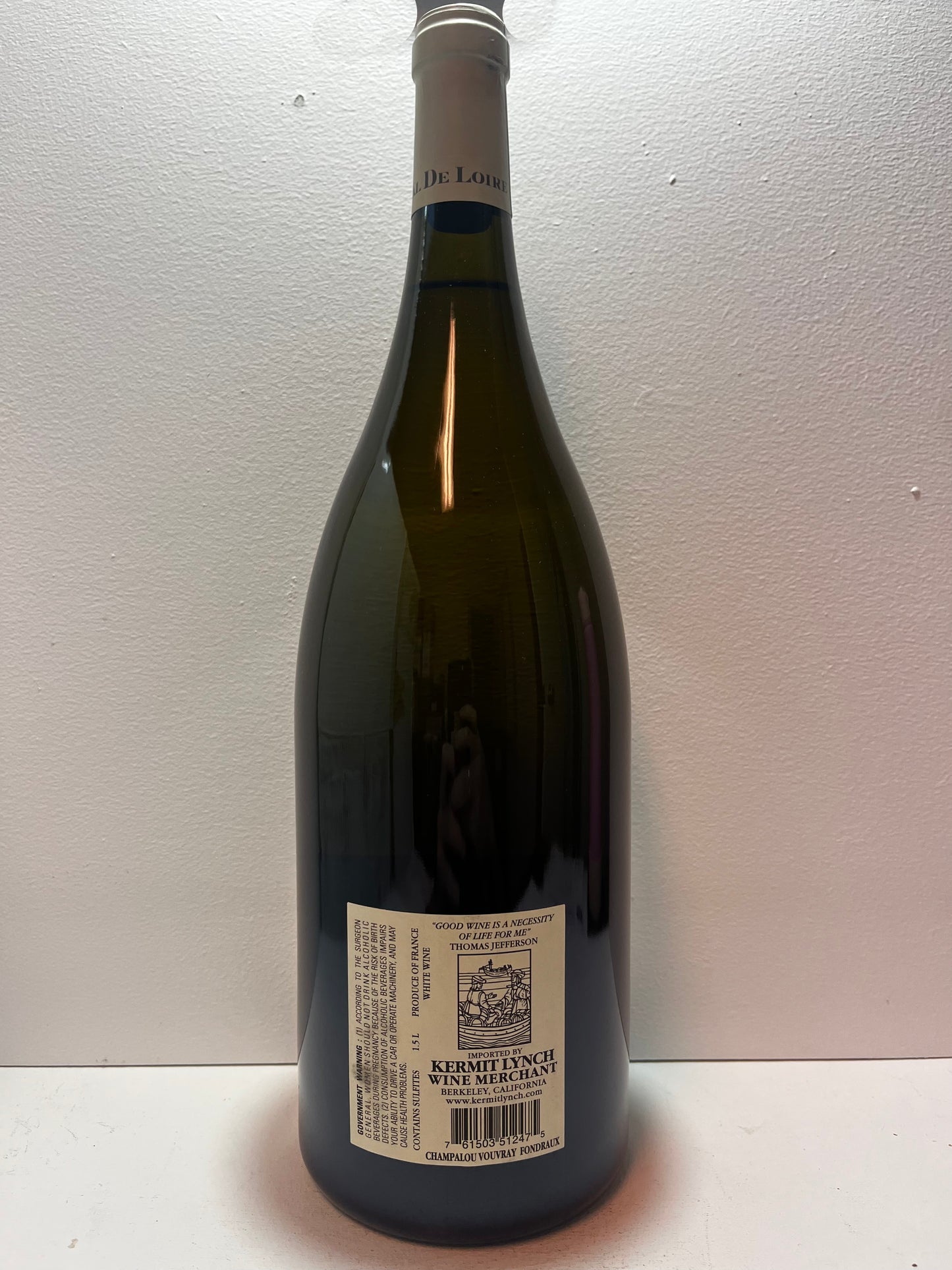 Champalou, Chenin Blanc, "Les Fondraux," Vouvray, Loire, France 2019 (Magmum)