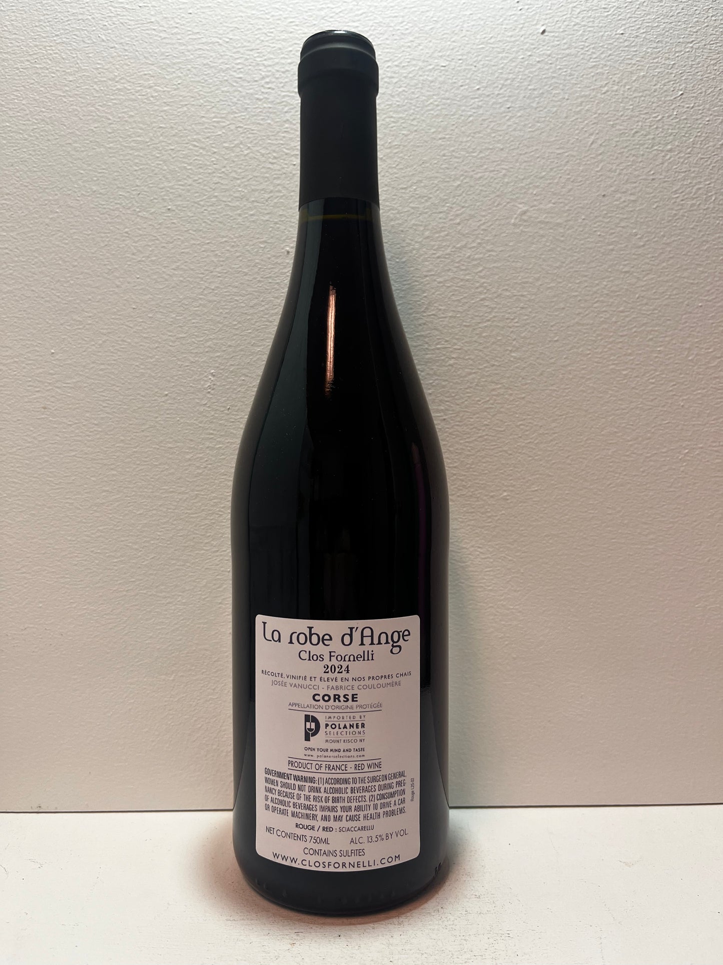 Clos Fornelli, Sciaccarellu, "La Robe d'Ange," Corsica, France 2024