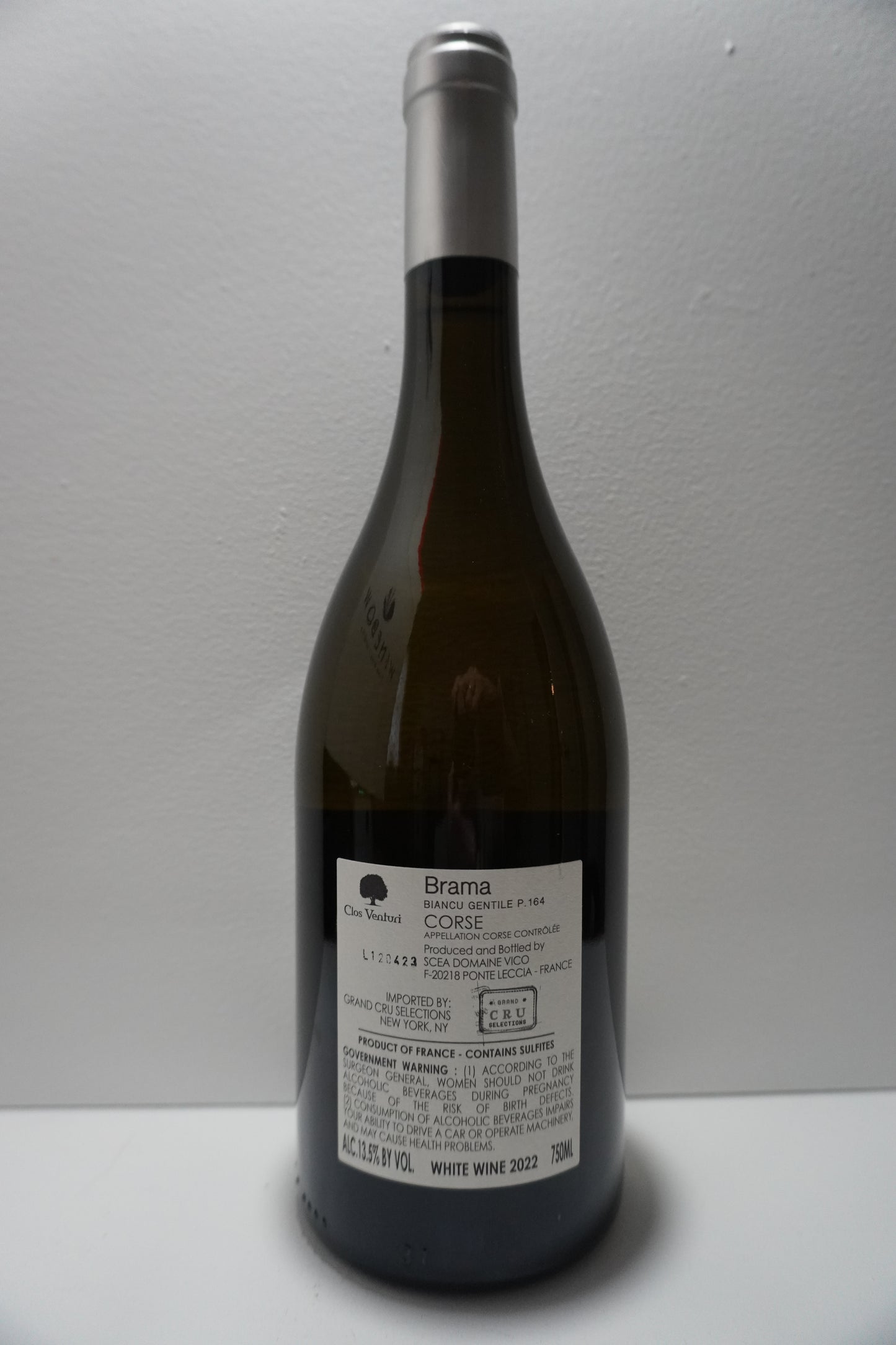 Clos Venturi, Biancu Gentile, "Brama," Corsica, France 2022