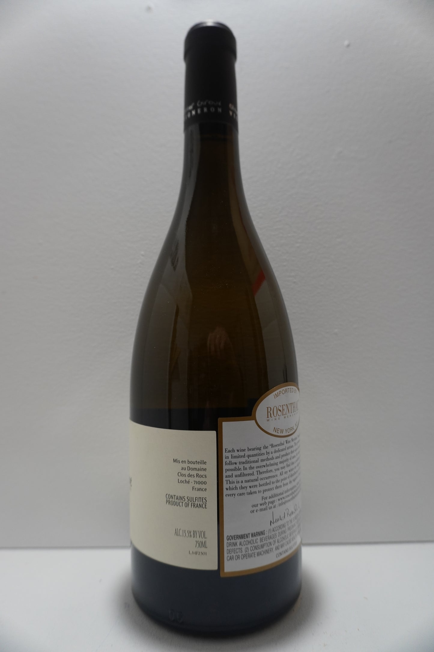 Clos des Rocs, Chardonnay, "En Vers Chans," Macon-Fuisse, Maconnais, Burgundy, France 2023