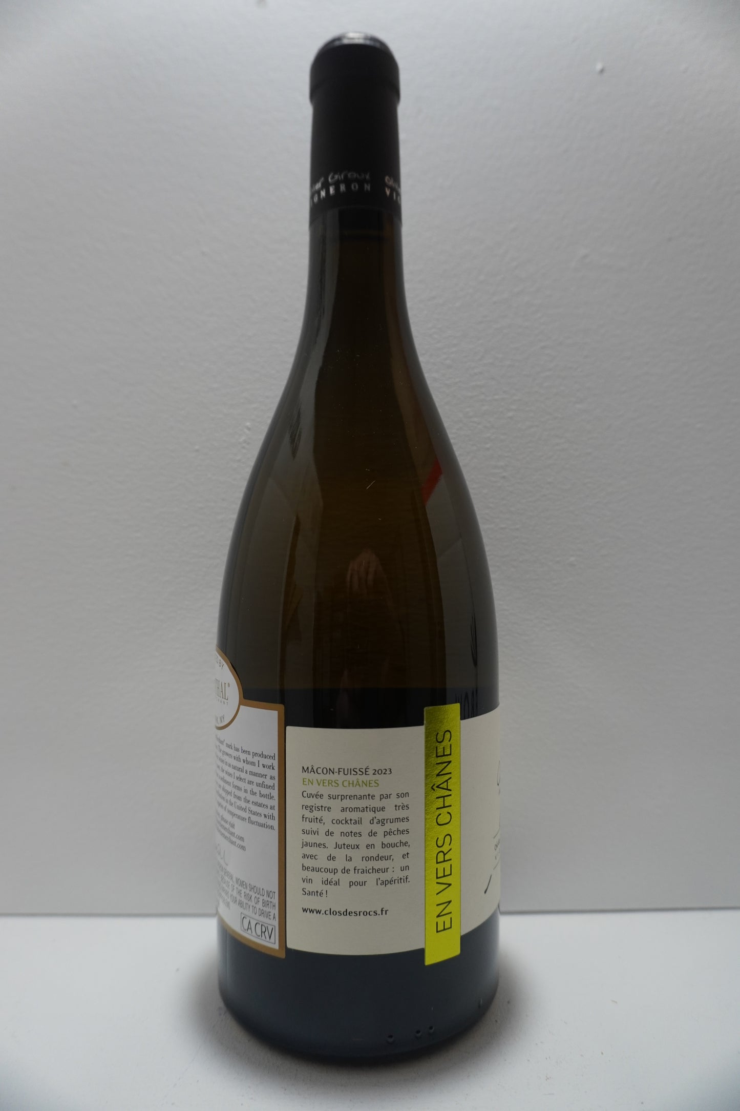 Clos des Rocs, Chardonnay, "En Vers Chans," Macon-Fuisse, Maconnais, Burgundy, France 2023