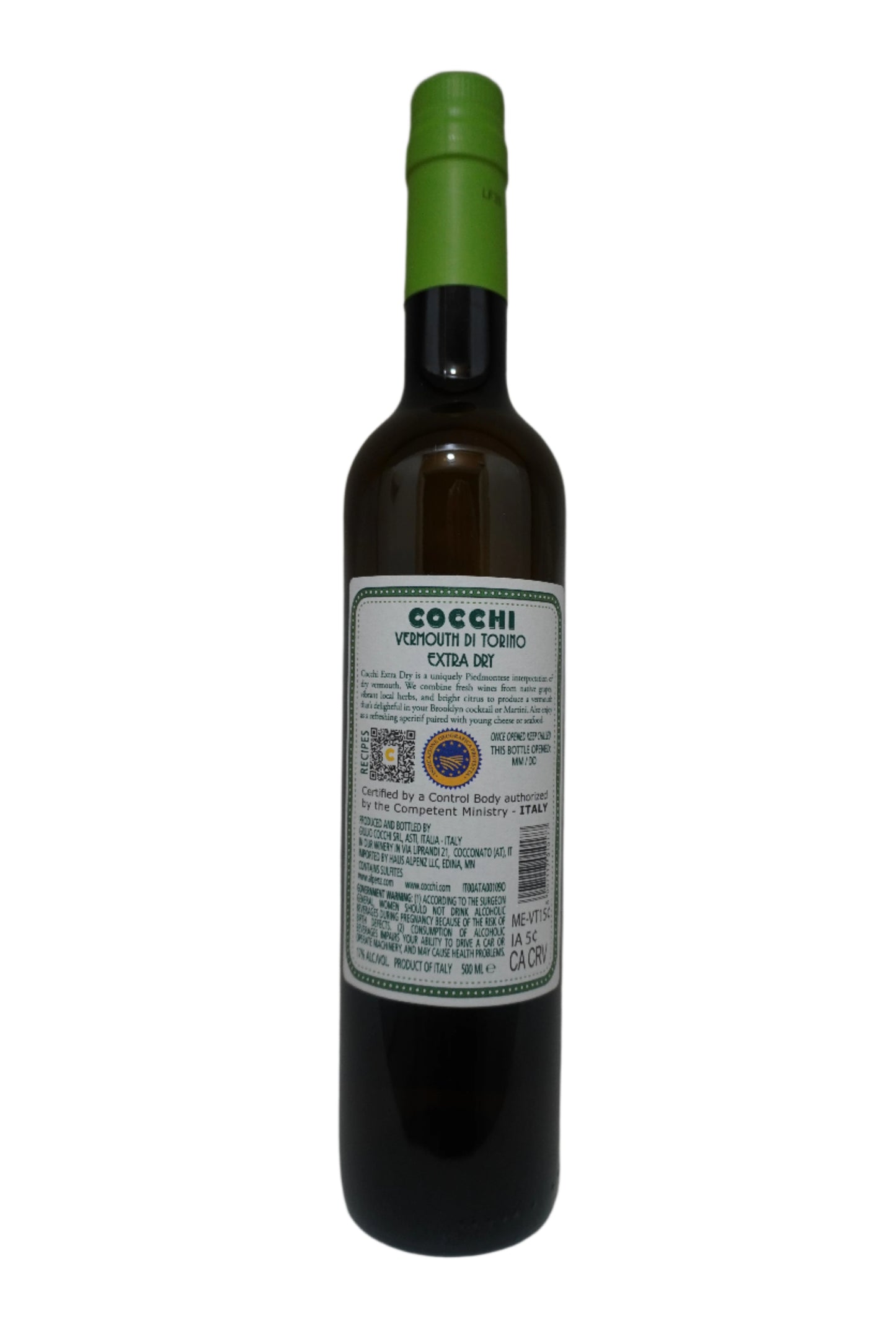 Cocchi Vermouth di Torino Extra Dry (500 ml)