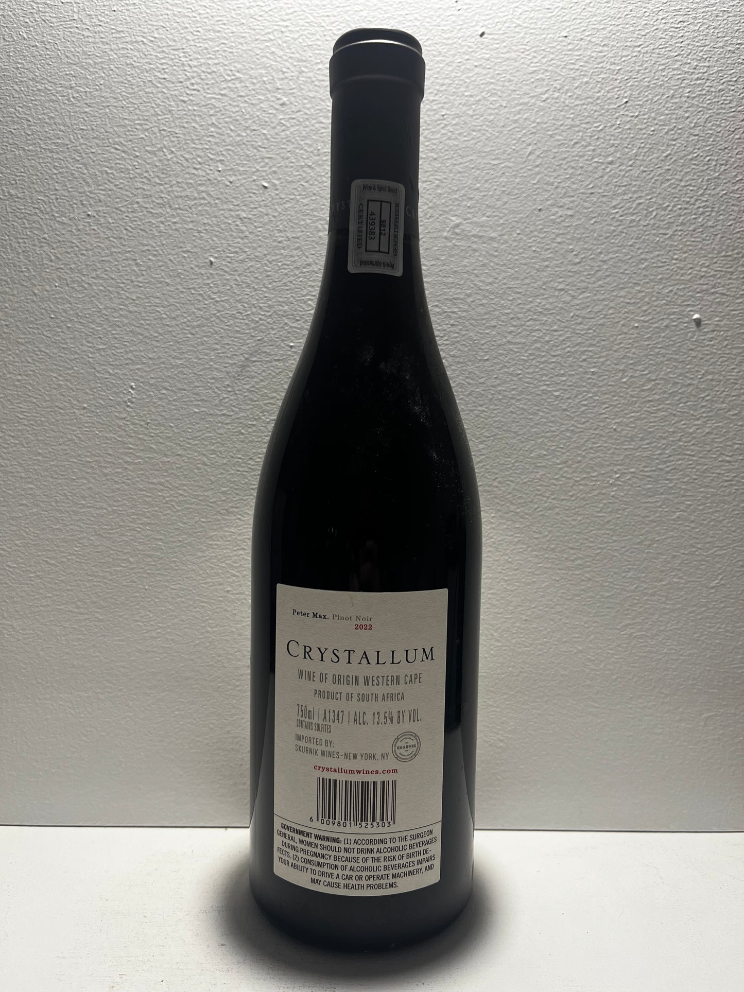 Crystallum, Pinot Noir, "Peter Max," Western Cape, South Africa 2024