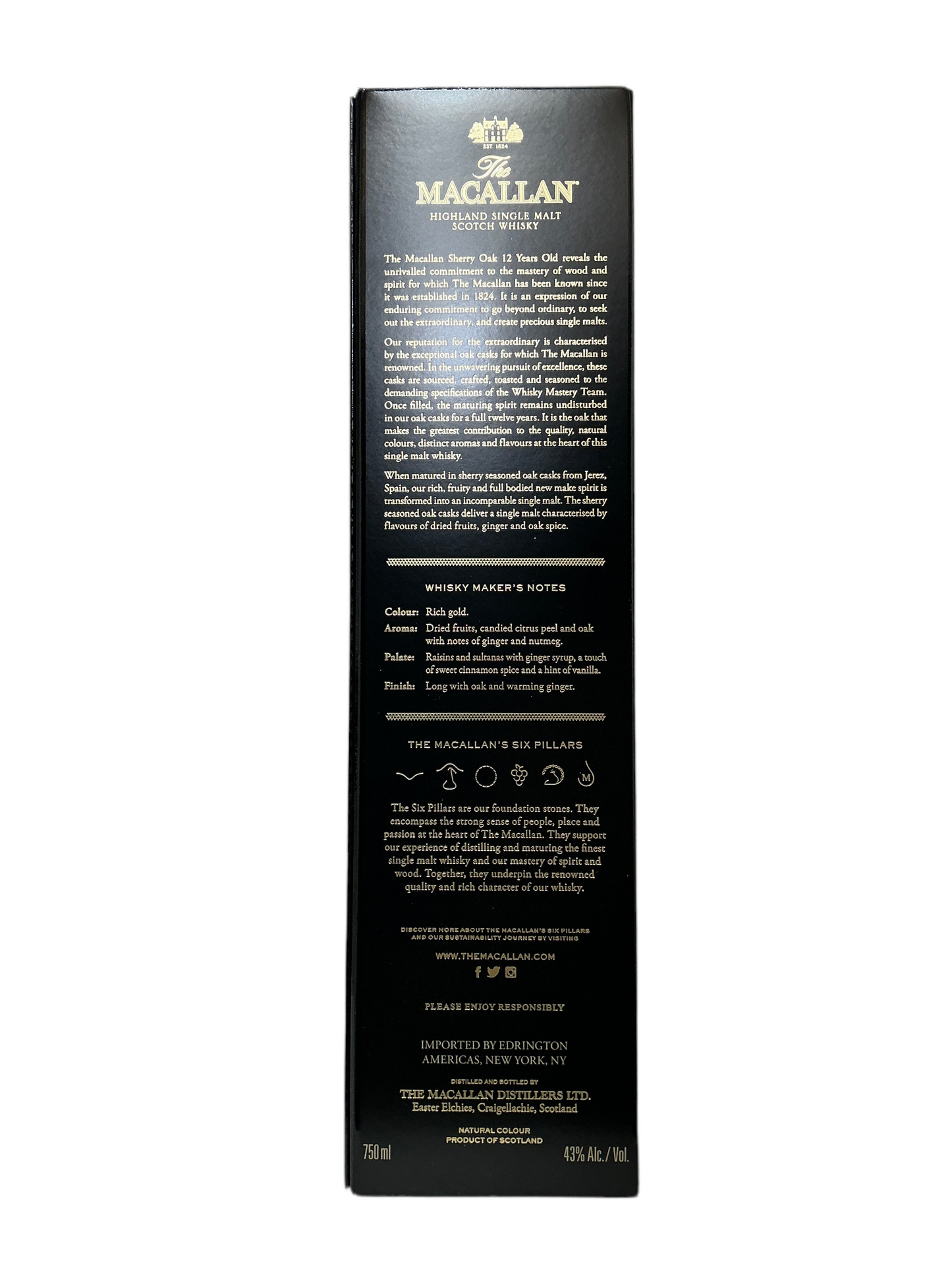 Macallan Sherry Oak 12 Year