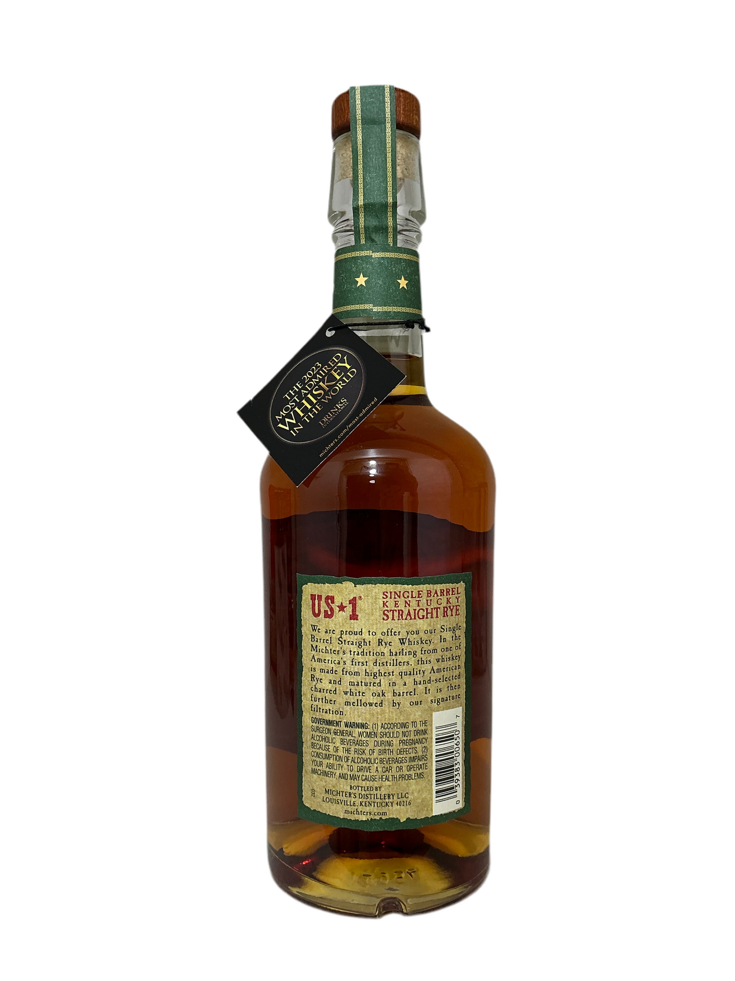 Michters Single Barrel Straight Rye 750ml