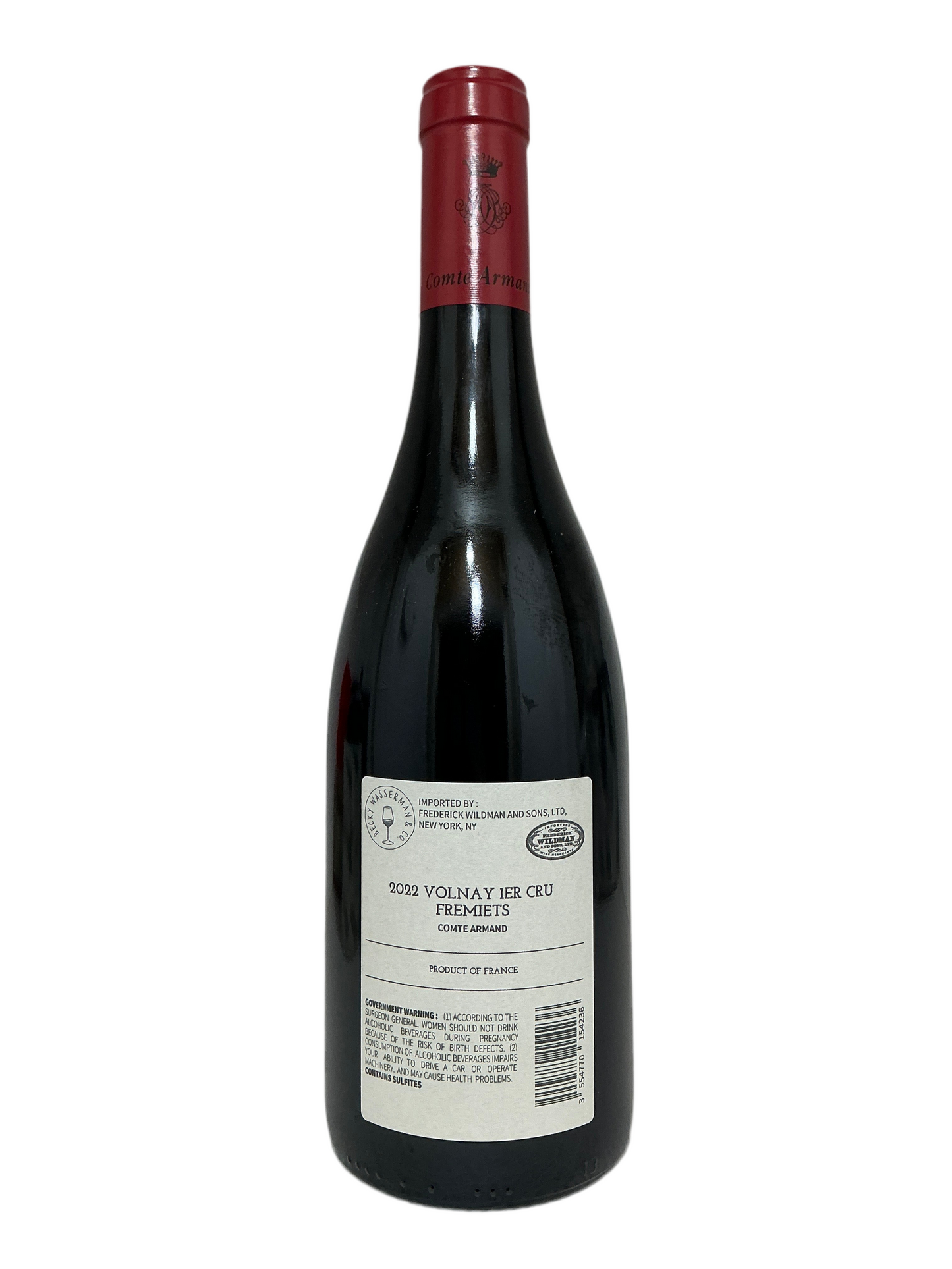 Comte Armand, Pinot Noir, Fremiets- Premier Cru, Volnay, Burgundy, France 2022
