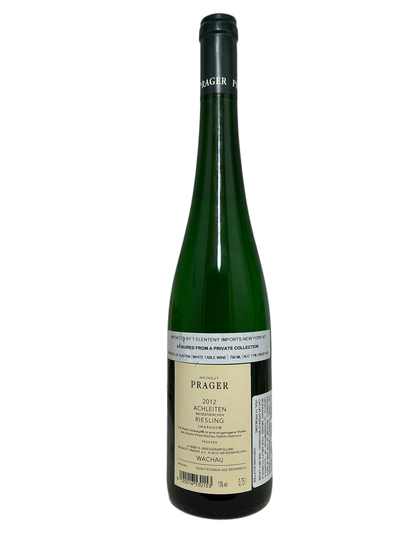 Prager, Riesling, Smaragd, Achleiten, Wachau, Austria 2012
