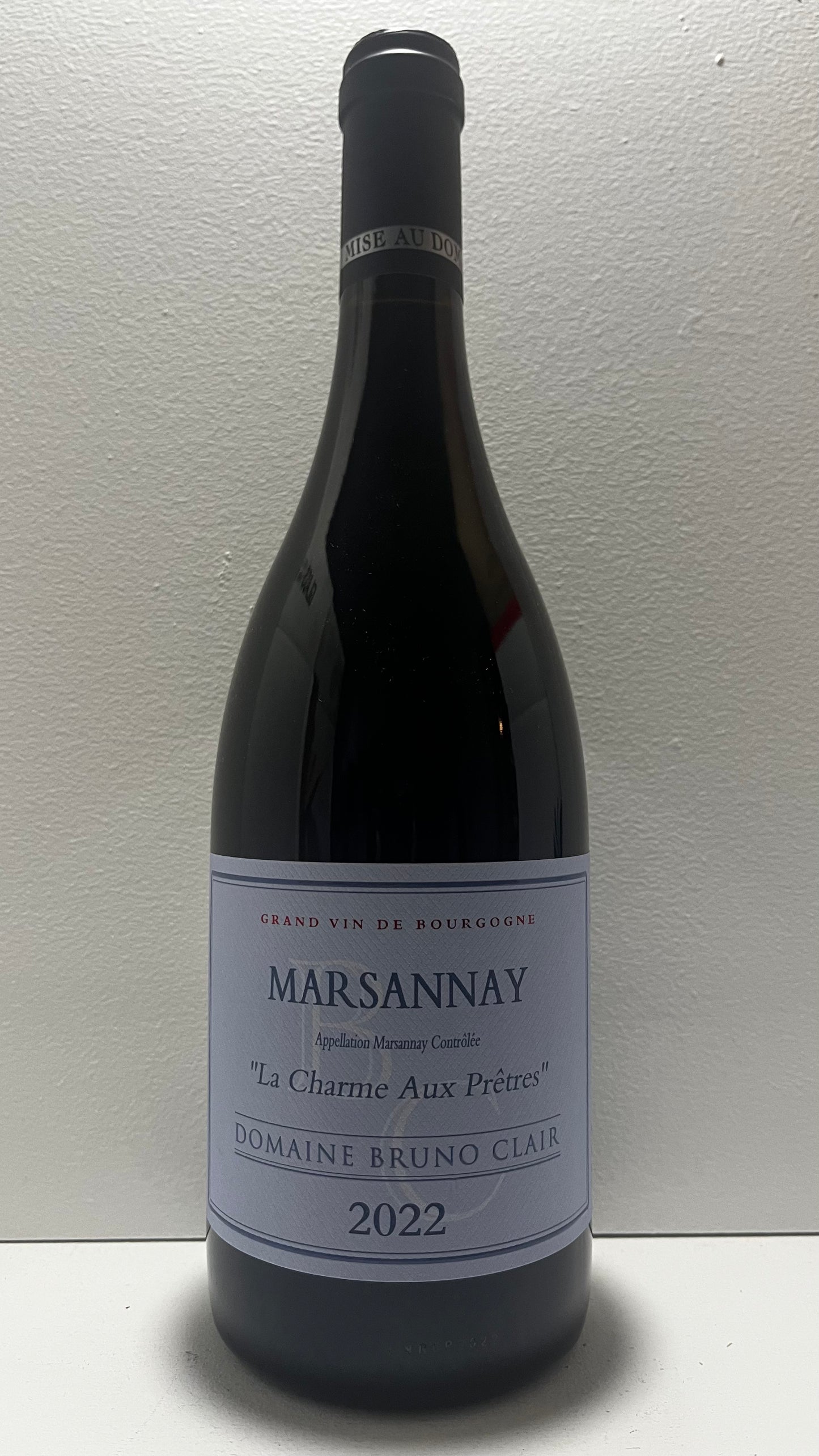 Domaine Bruno Clair, Pinot Noir, "La Charme Aux Pretres," Marsannay, Burgundy, France 2022