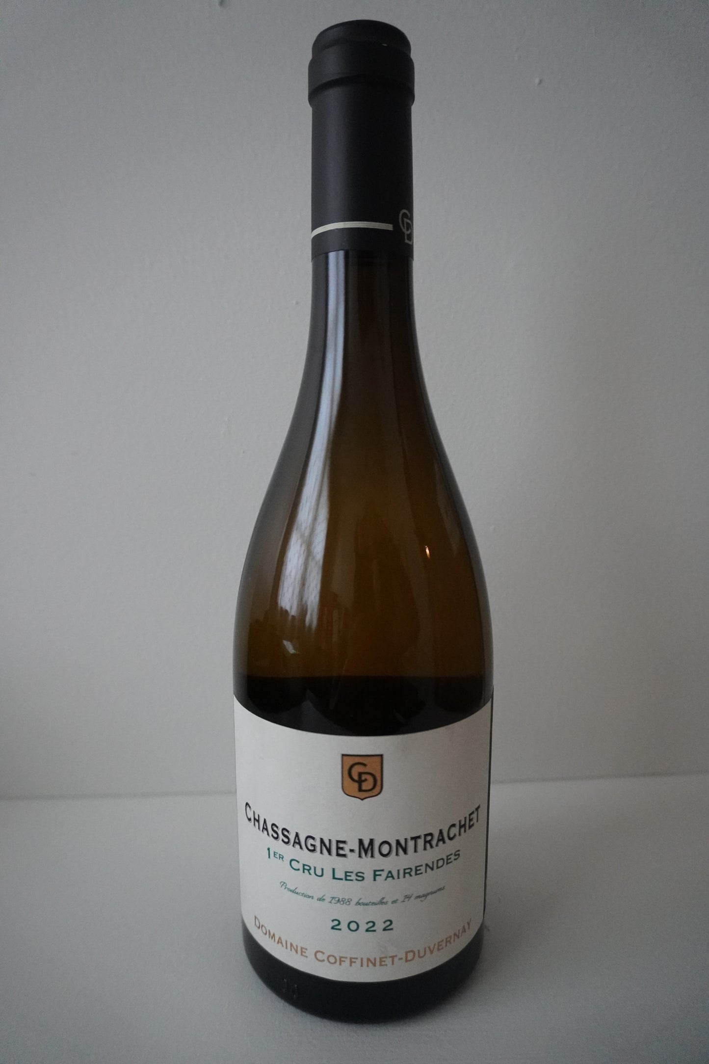 Domaine Coffinet-Duvernay, Chardonnay, Les Fairendes- Premier Cru, Chassagne-Montrachet, Burgundy, France 2022