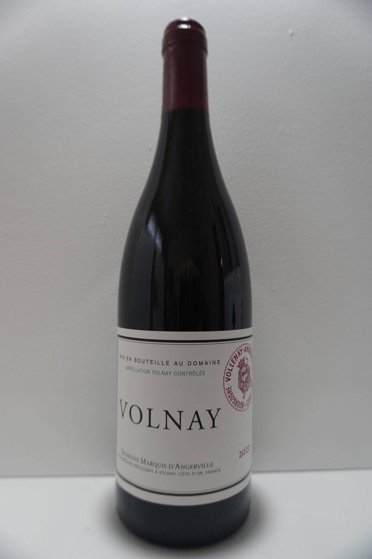 Domaine Marquis d'Angerville, Pinot Noir, Volnay, Burgundy, France 2022
