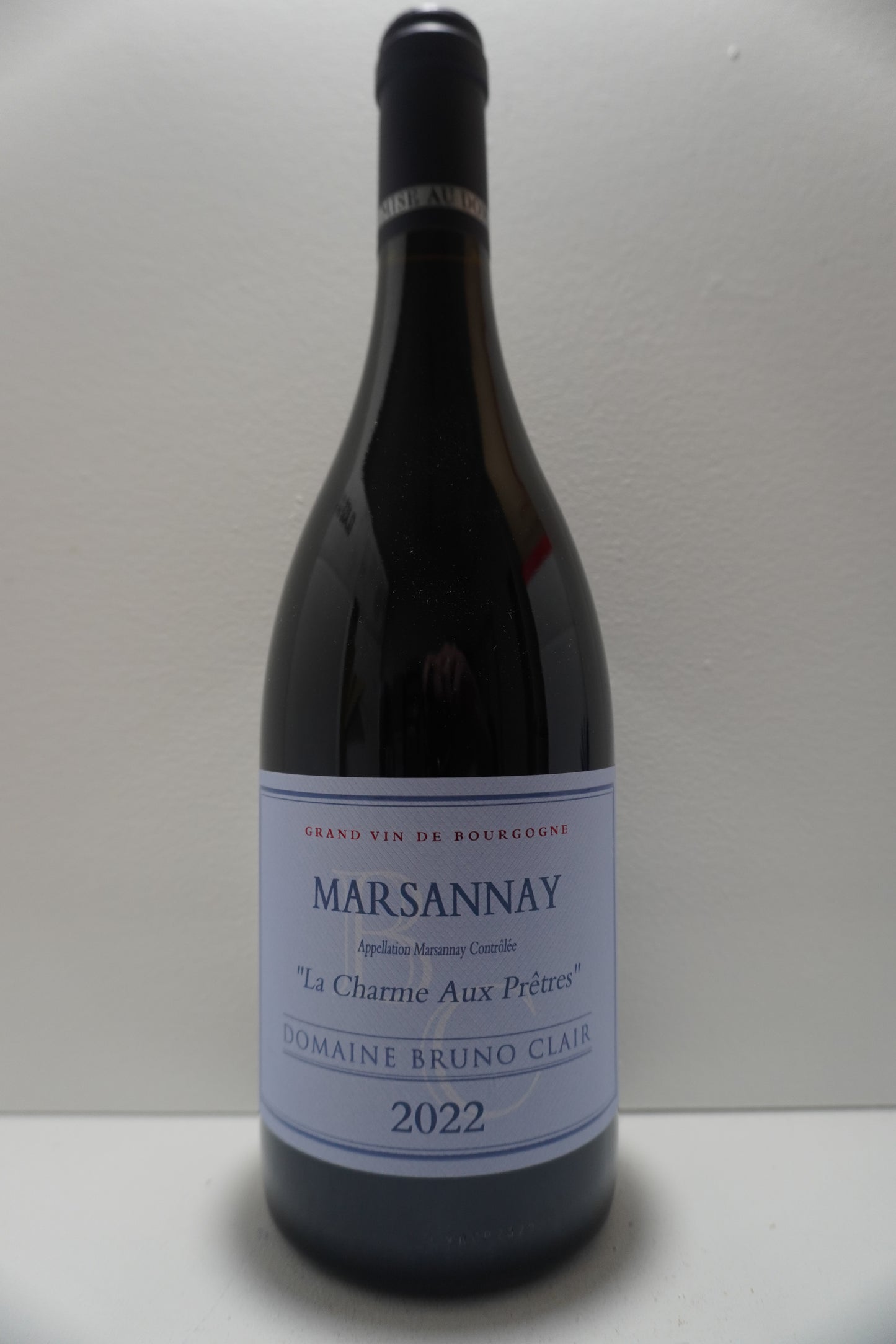 Domaine Bruno Clair, Pinot Noir, "La Charme Aux Pretres," Marsannay, Burgundy, France 2022