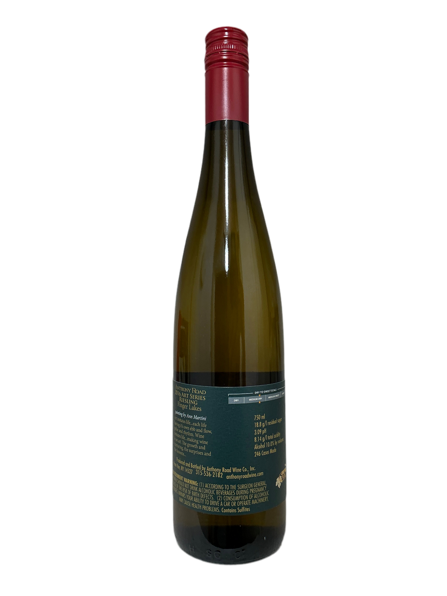 Anthony Road, Riesling, "Art Series," Finger Lakes 2016