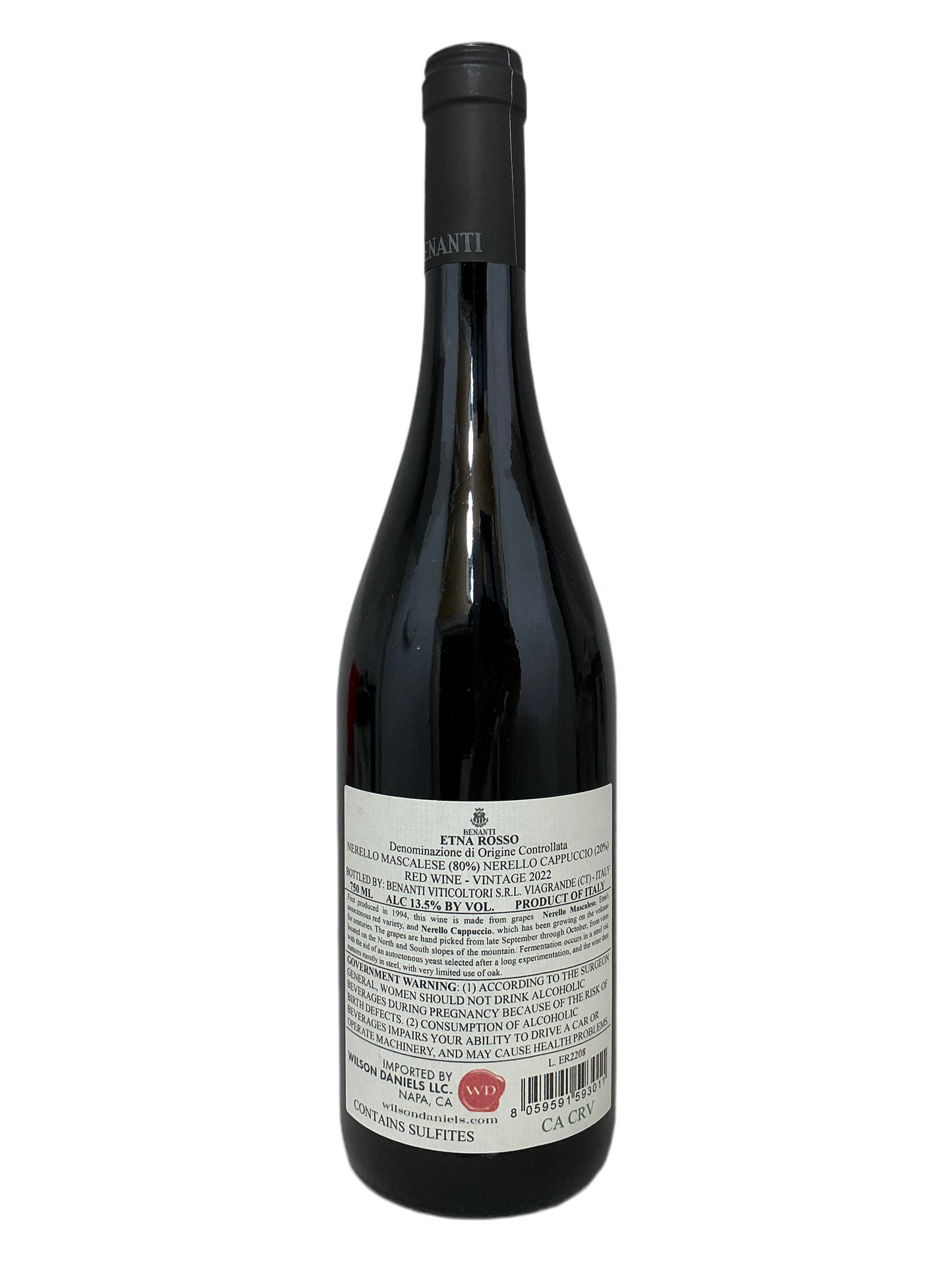 Benanti, Nerelo Mascalese, Etna Rosso, Sicily, Italy 2022