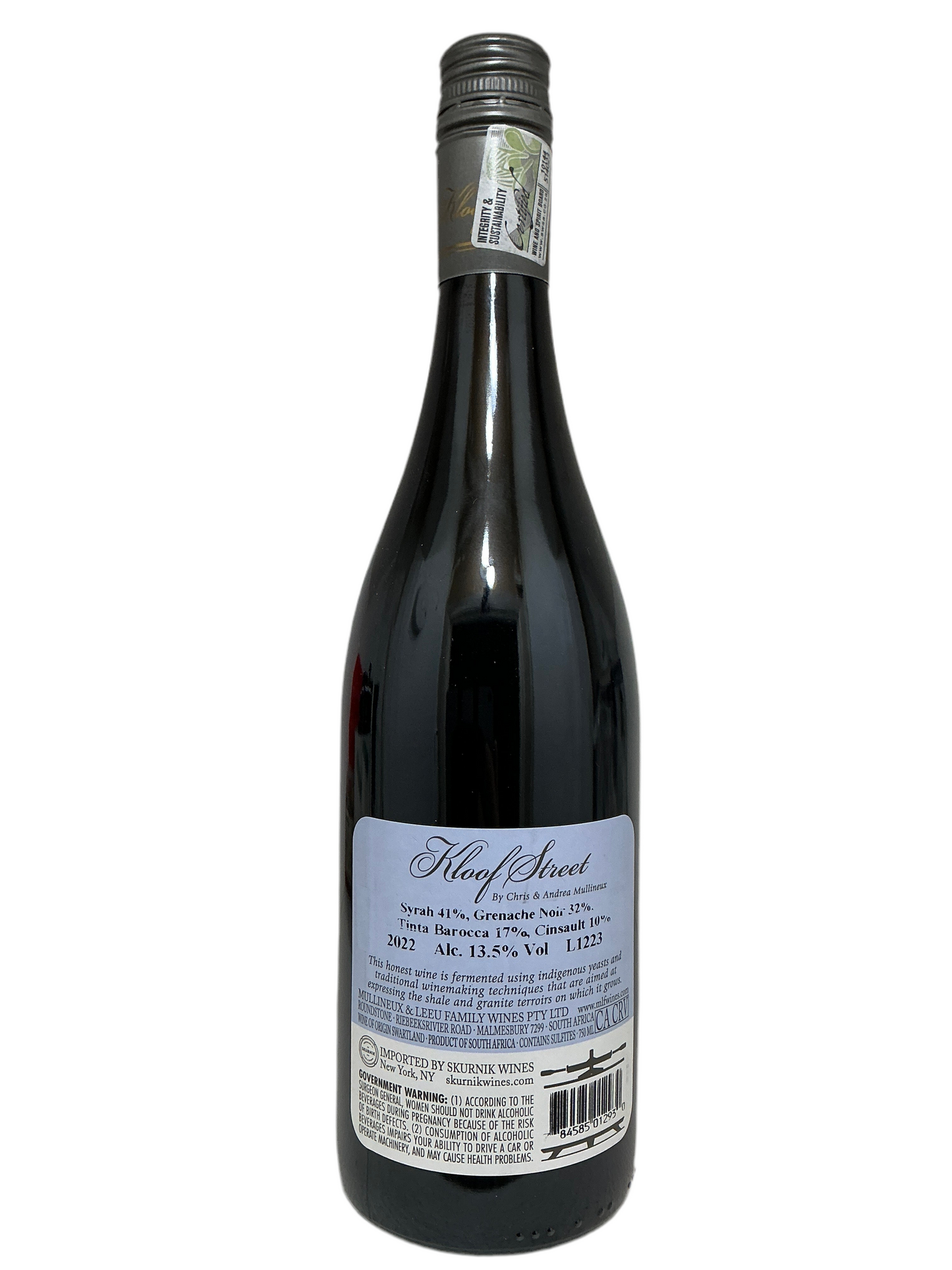 Kloof Street, Syrah Blend, Swartland, South Africa 2022