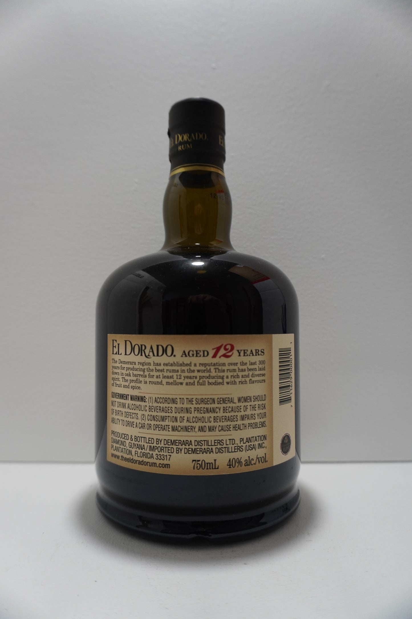 El Dorado Demerara Rum 12 Year