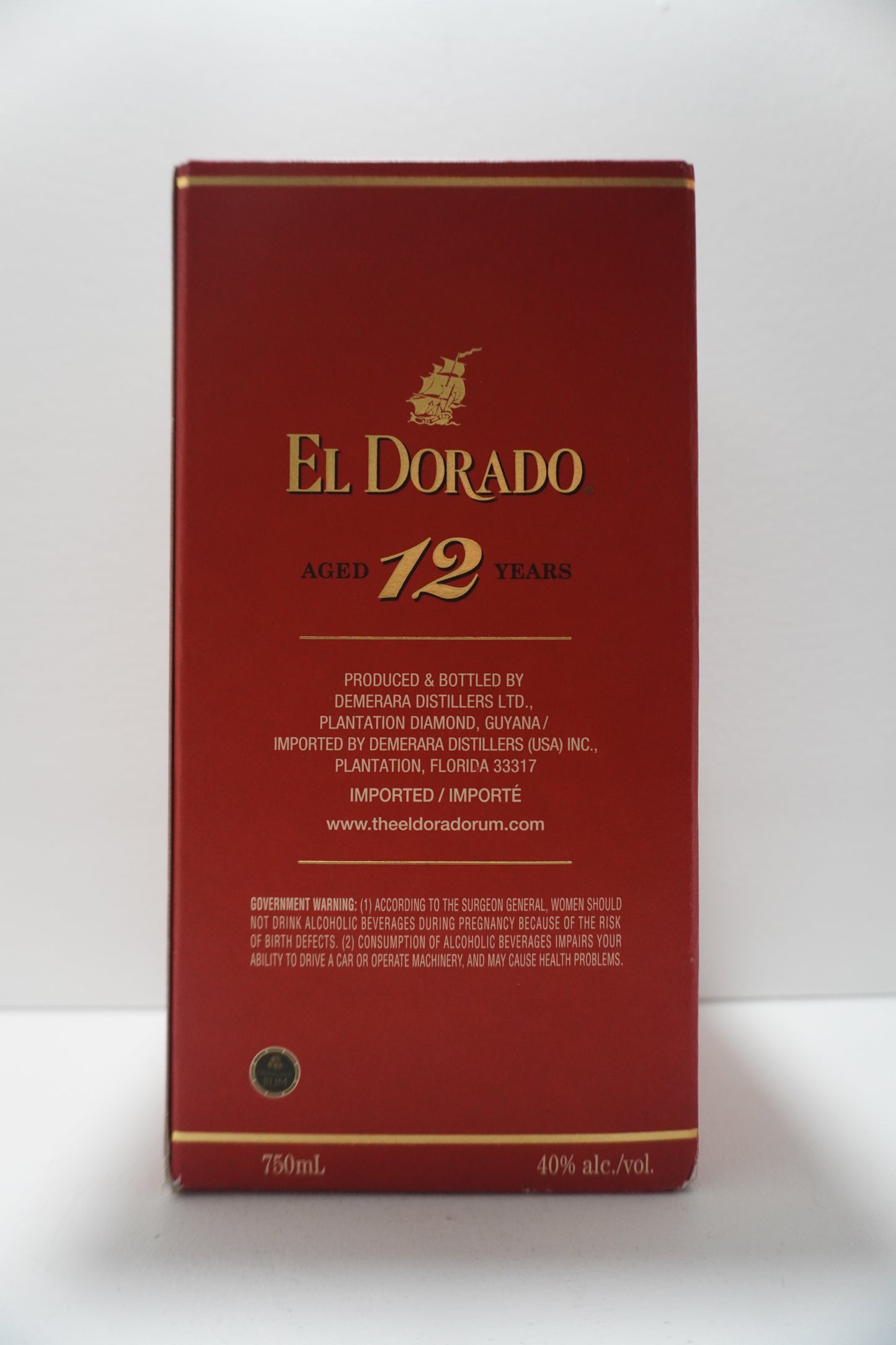 El Dorado Demerara Rum 12 Year
