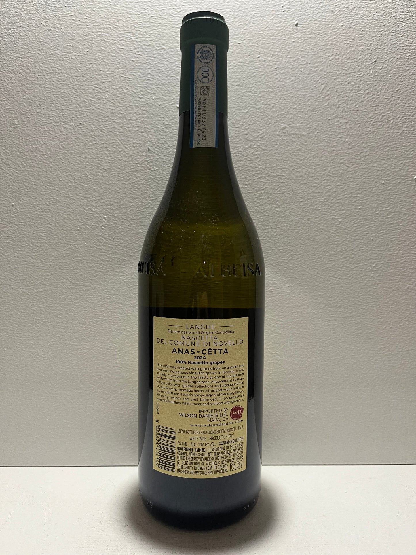 Elvio Cogno, Nascetta, "Anas-Cetta," Piedmont, Italy 2024