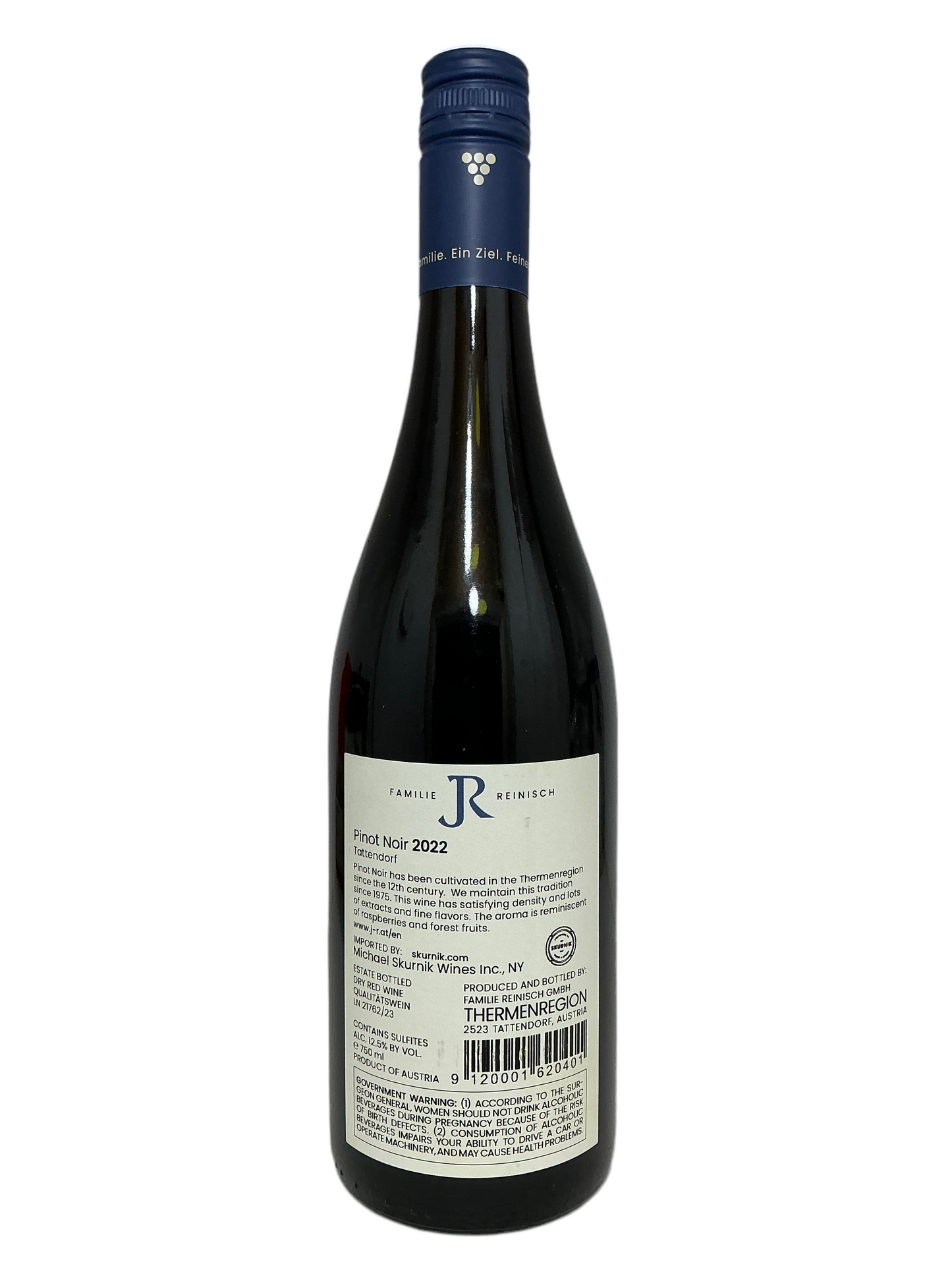 Familie Reinisch, Pinot Noir, Tattendorf, Thermenregion, Austria 2022