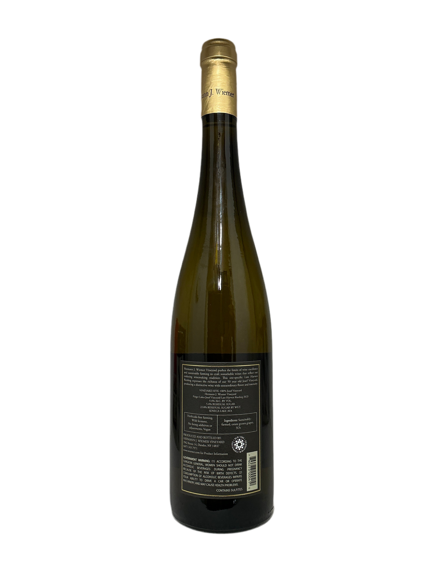 Hermann J. Wiemer, Riesling, "Josef Vineyard," Finger Lakes, New York, United States 2023