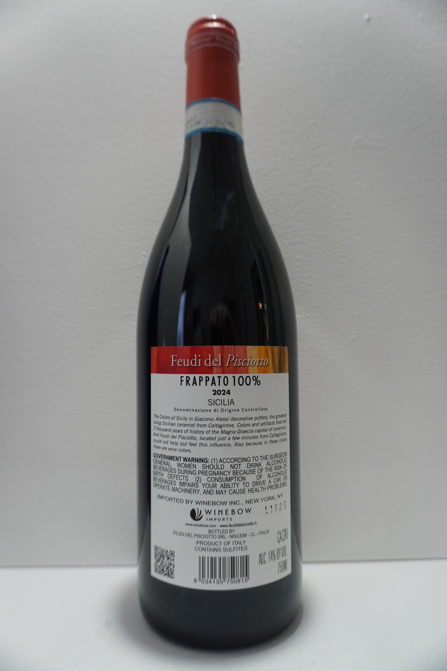Feudi del Pisciotto, Frappato, Sicily, Italy 2024