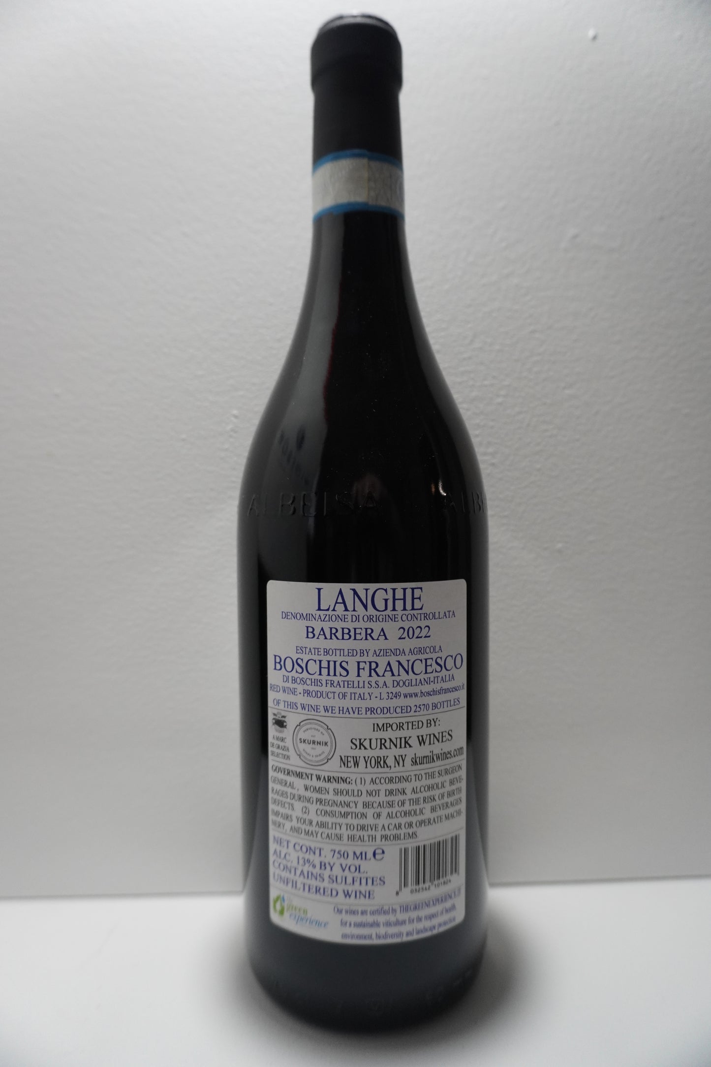Francesco Boschis, Barbera, Langhe, Piedmont, Italy 2022