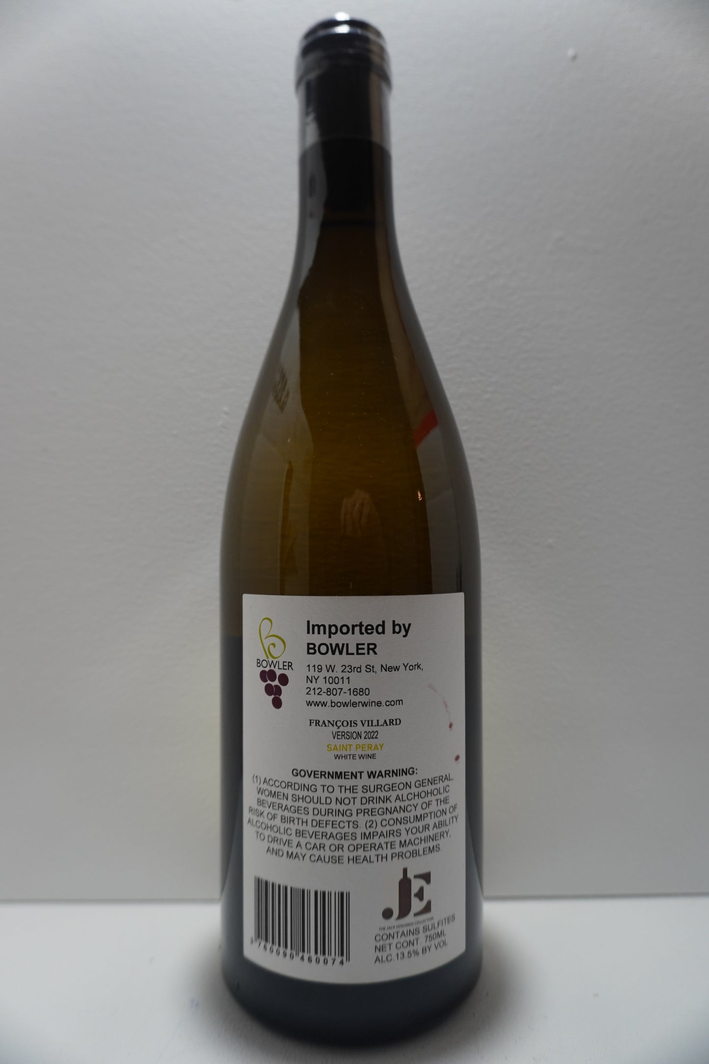 Francois Villard, Marsanne/ Roussanne, "Version," Saint-Peray, Rhone, France 2022