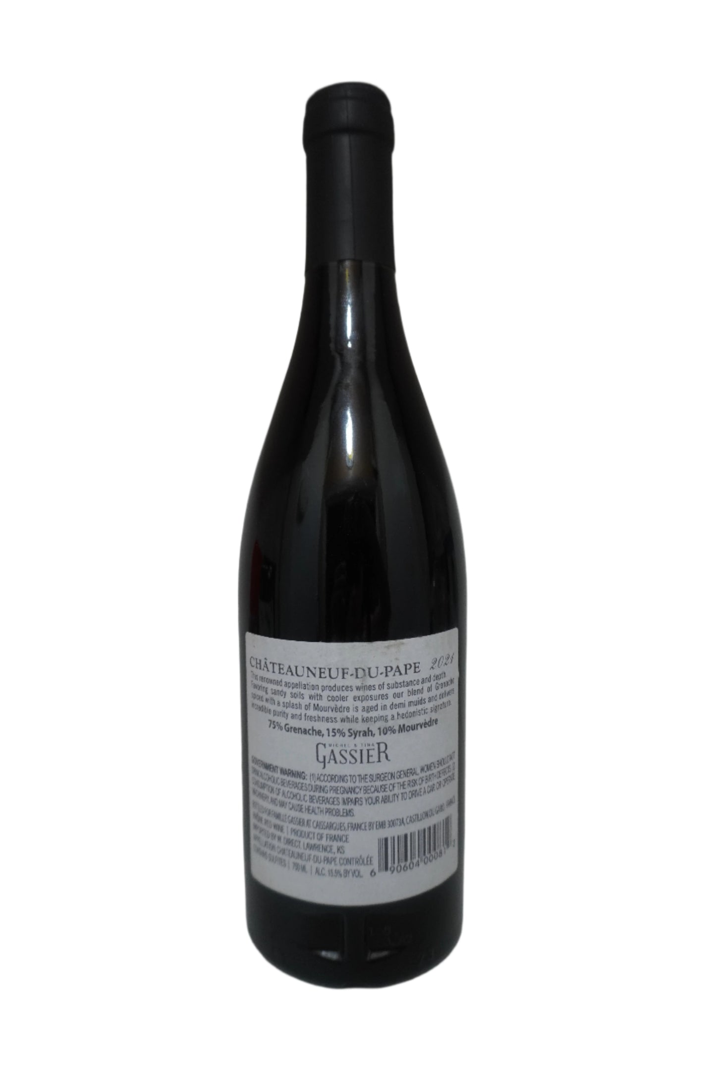 Gassier, Grenache, Chateauneuf-du-Pape, Rhone, France 2021